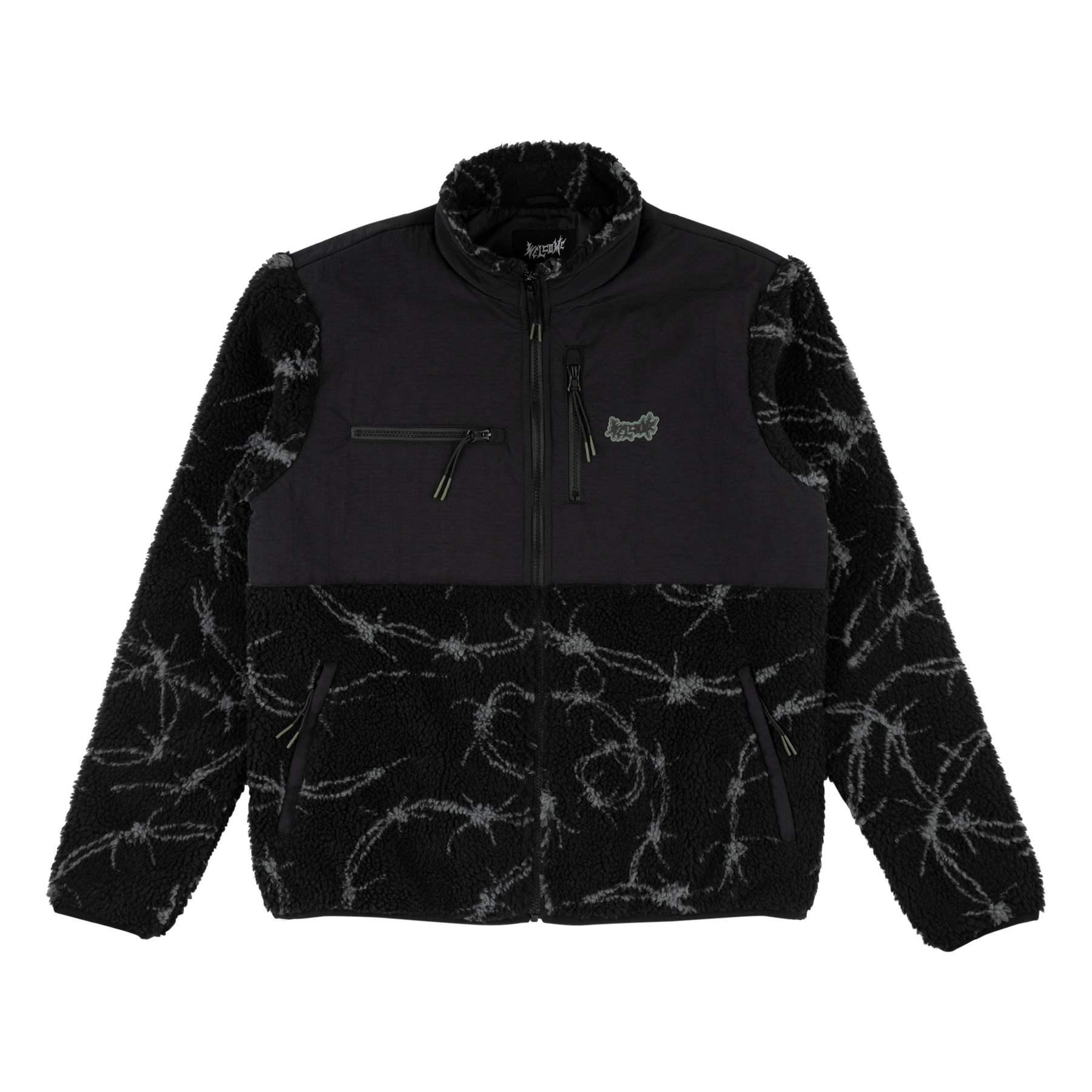 Welcome Wire Full-Zip Sherpa Fleece - Black