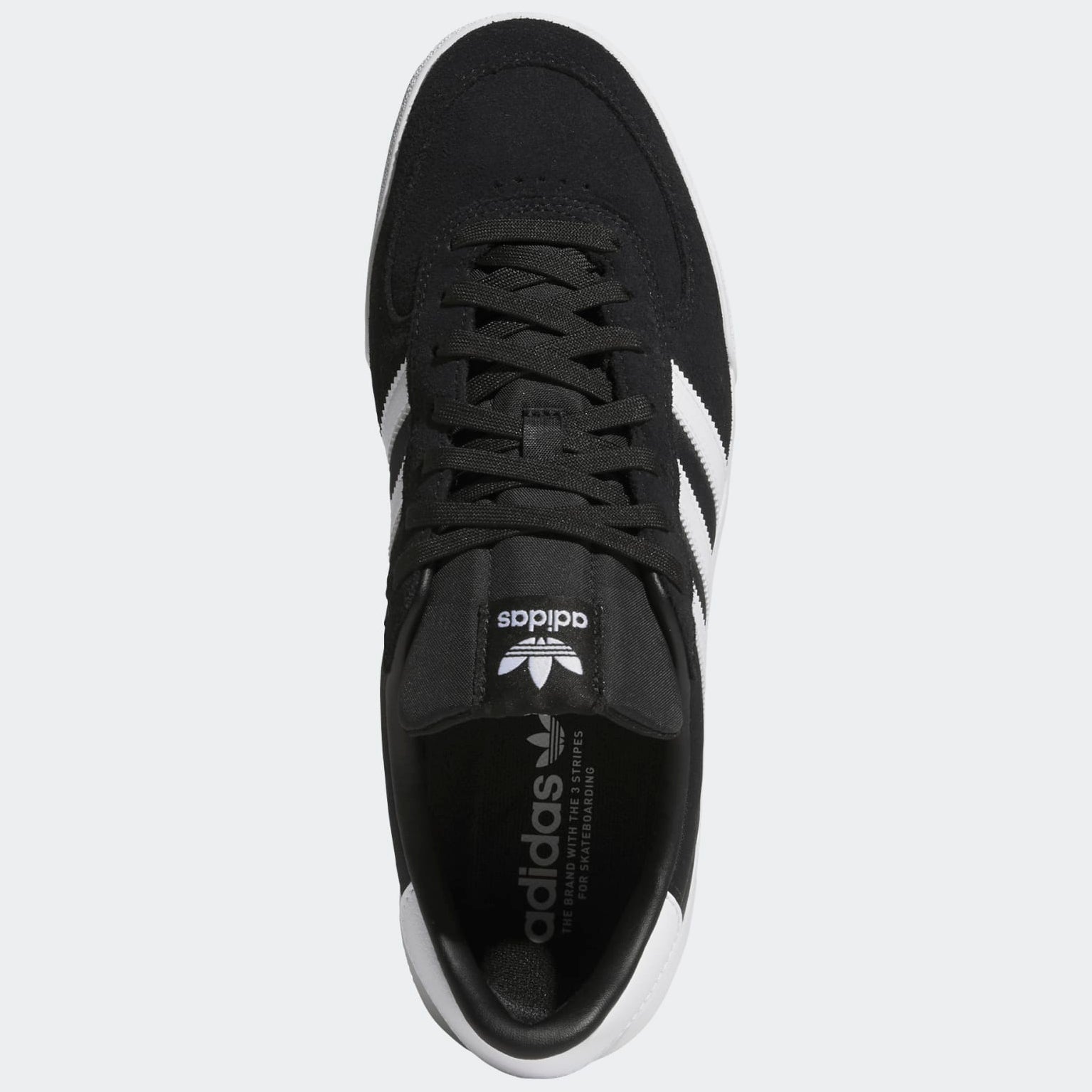 Black/White Glenburn Adidas Skate Shoe Top