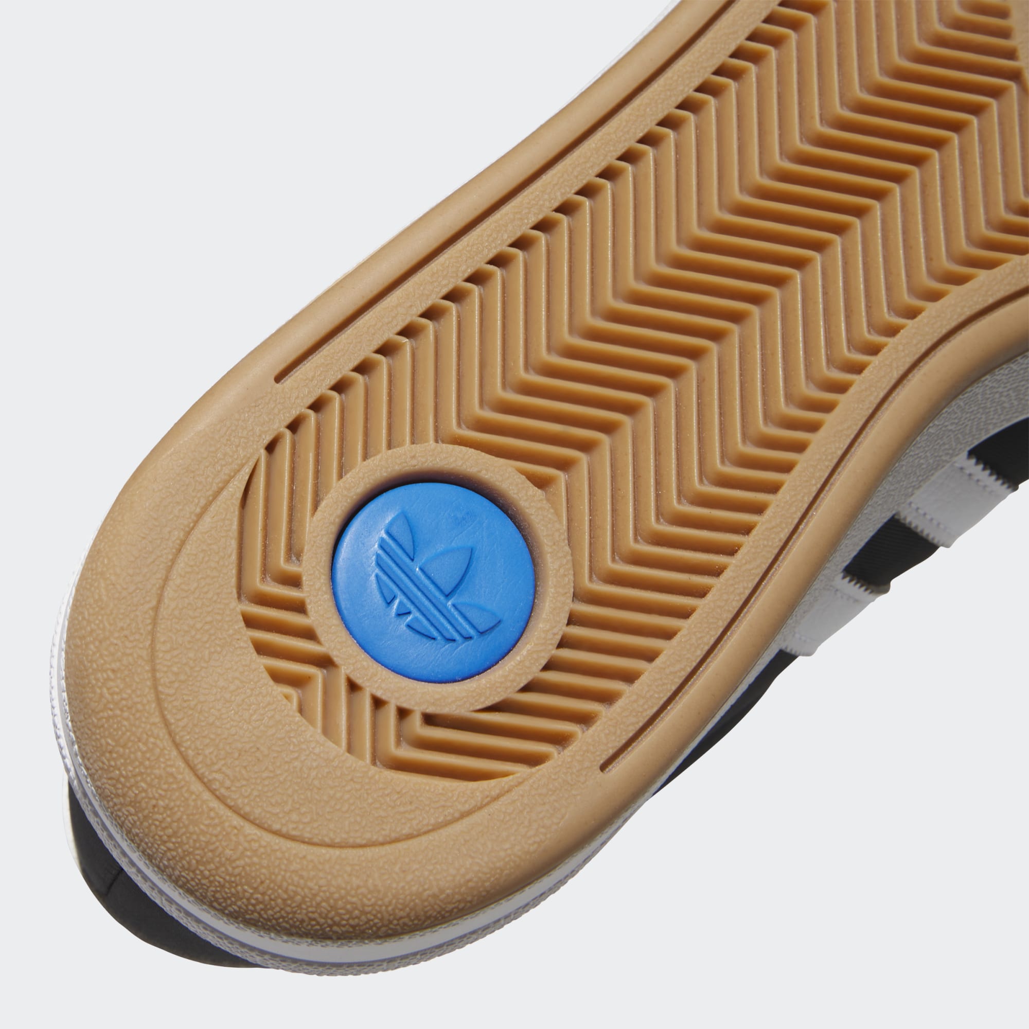 Black/White Glenburn Adidas Skate Shoe Detail