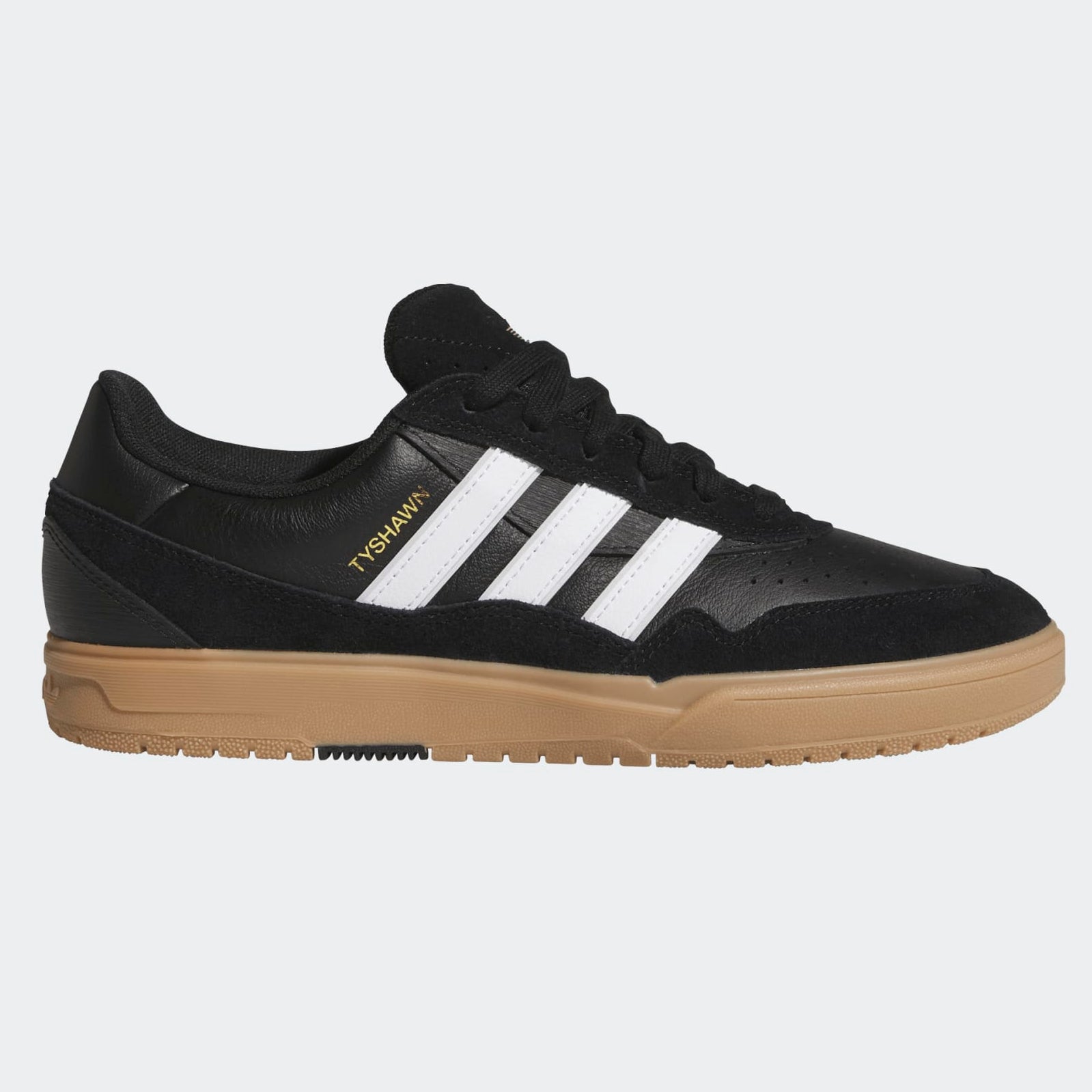 Black/Gum Adidas Tyshawn II Skate Shoe