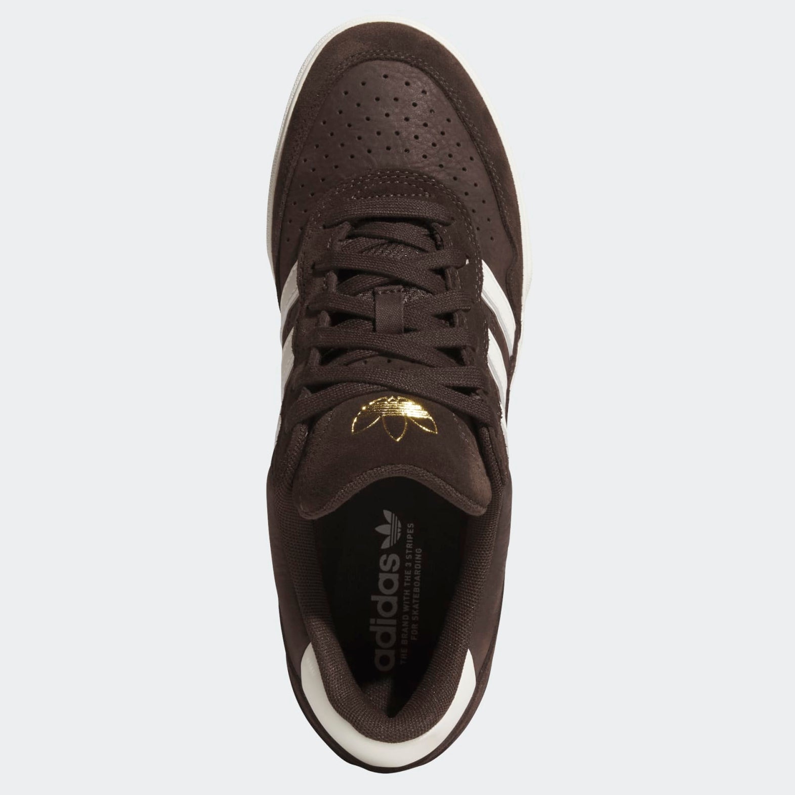 Brown Tyshawn II Adidas Skate Shoe Top
