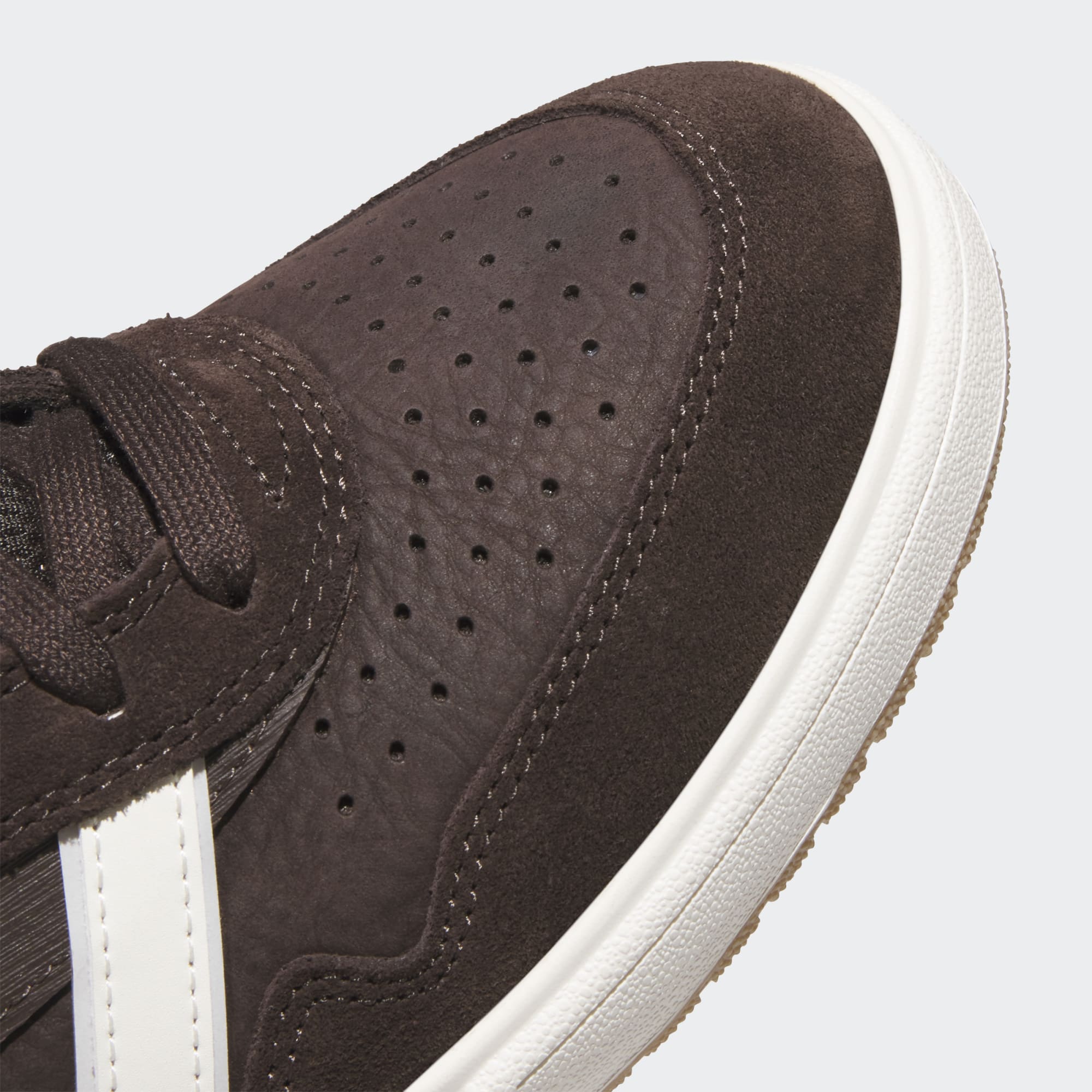 Brown Tyshawn II Adidas Skate Shoe Detail