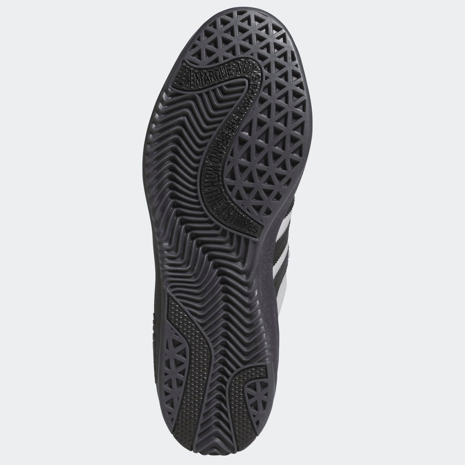 Silver Puig Samba Adidas Skate Shoe Bottom