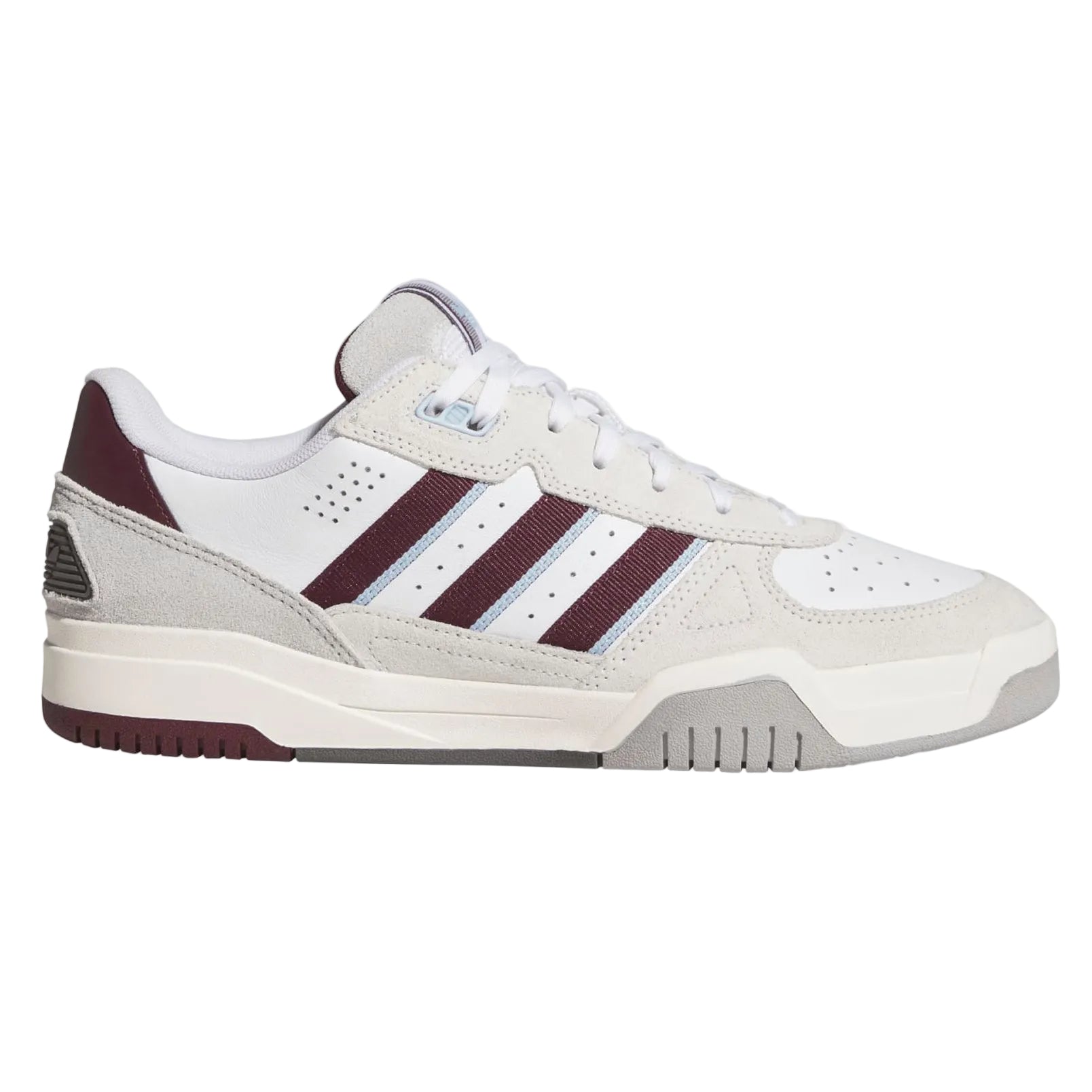 White/Maroon Tekkira Cup Adidas Skate Shoe