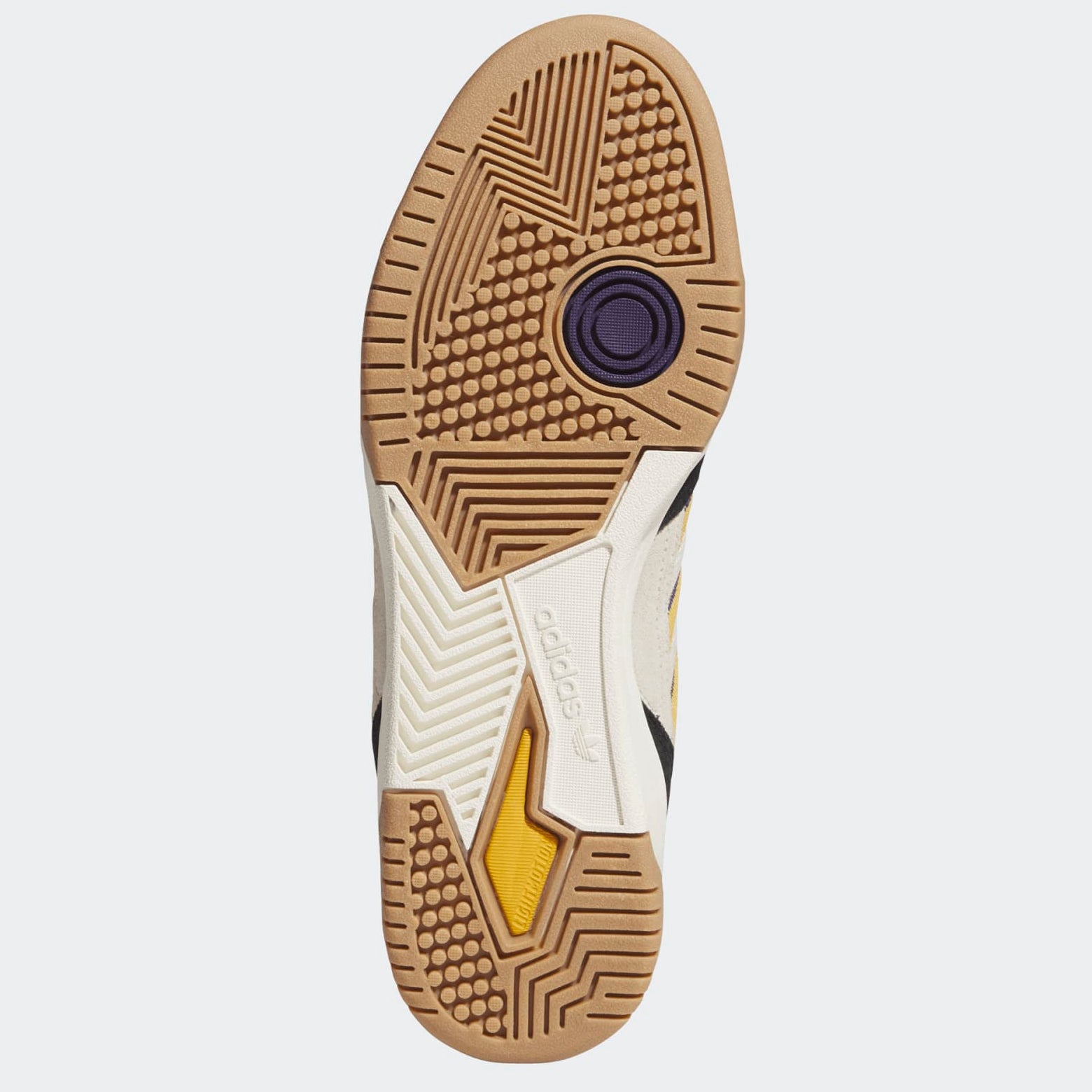 Cream White Tekkira Cup Adidas Skate Shoe Bottom