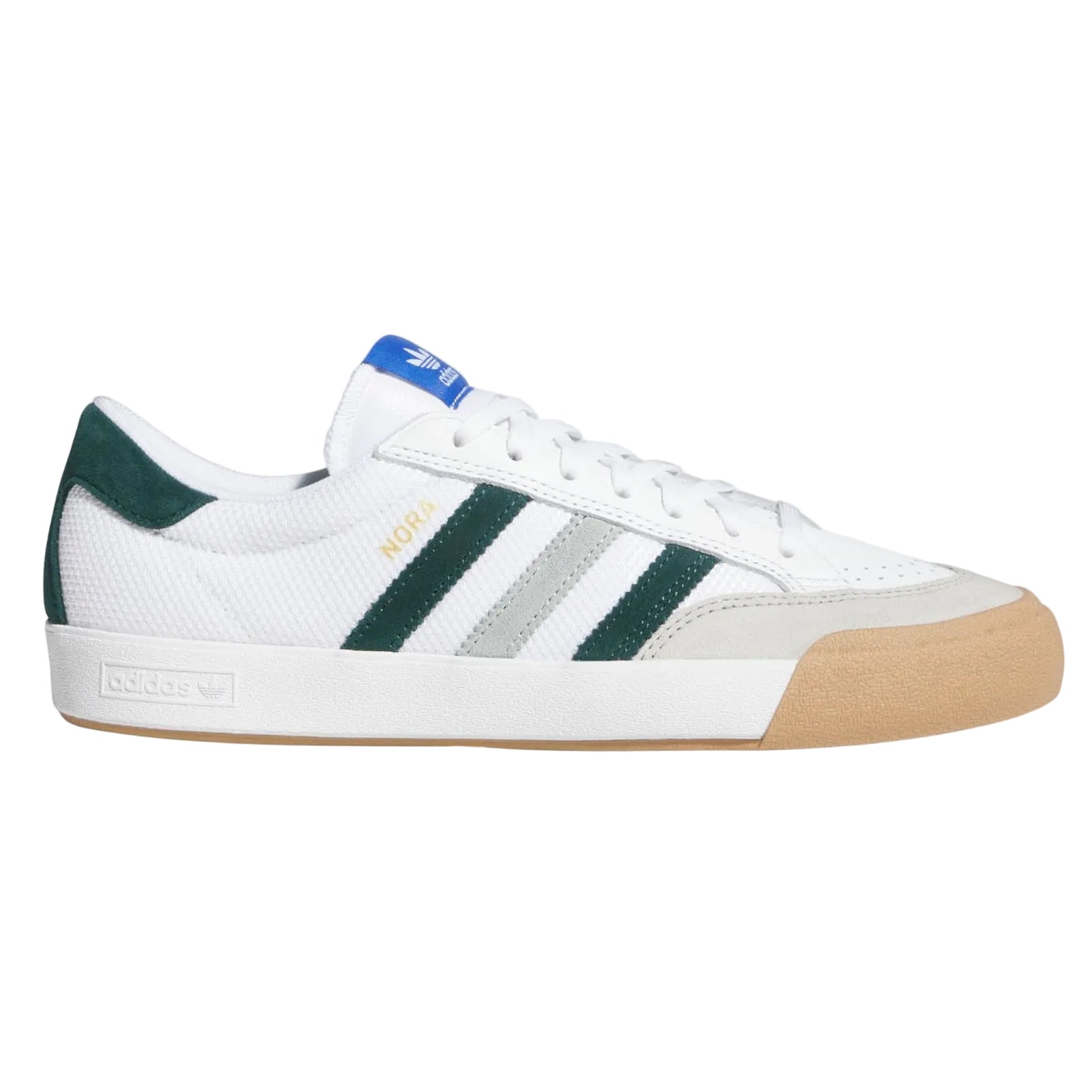 White/Green Nora Adidas Skate Shoe