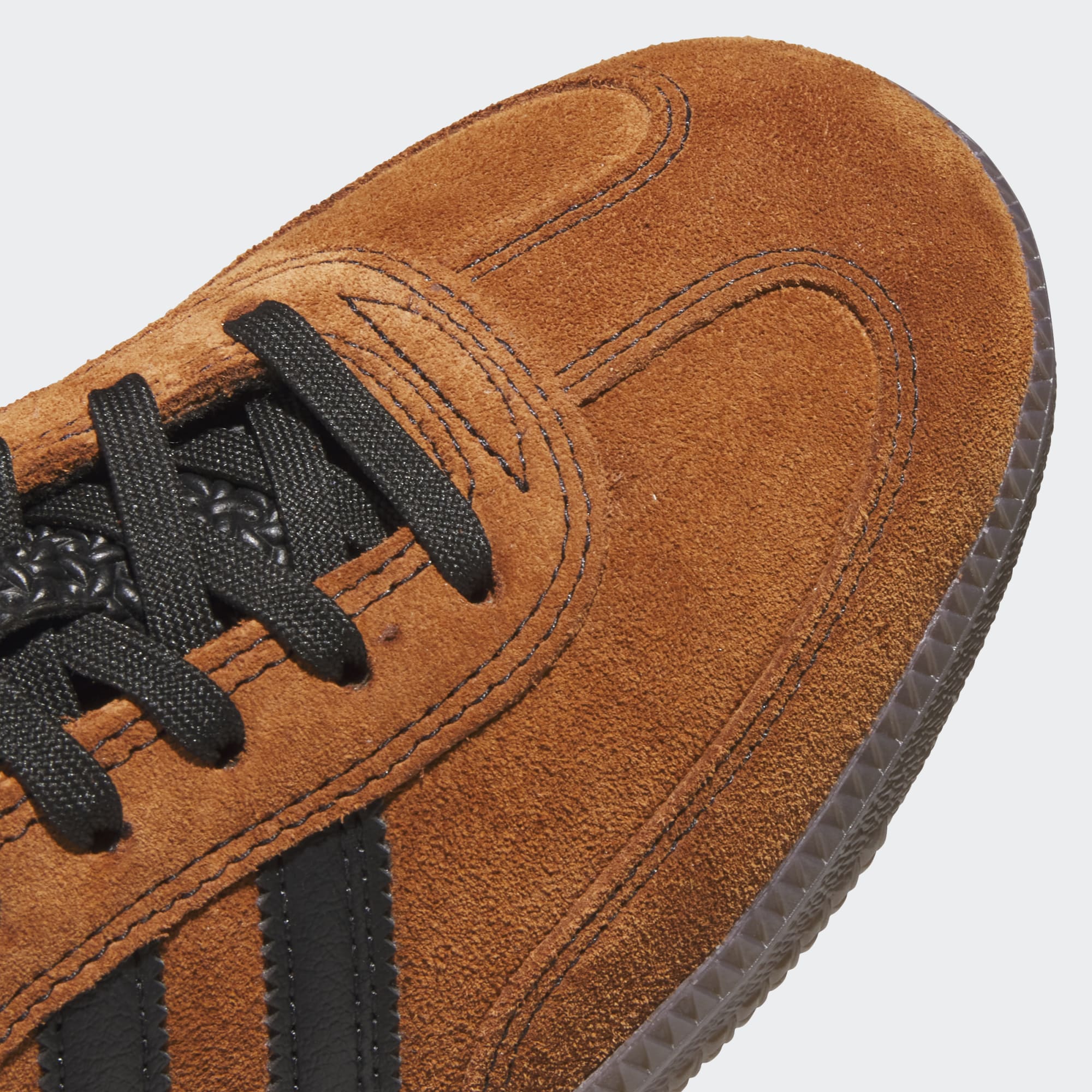 Dusky Bronze Samba ADV Adidas Skate Shoe Detail