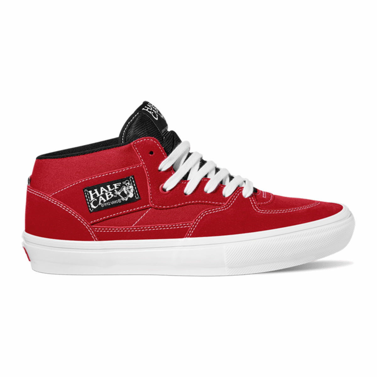 Red/White Vans Skate Half Cab