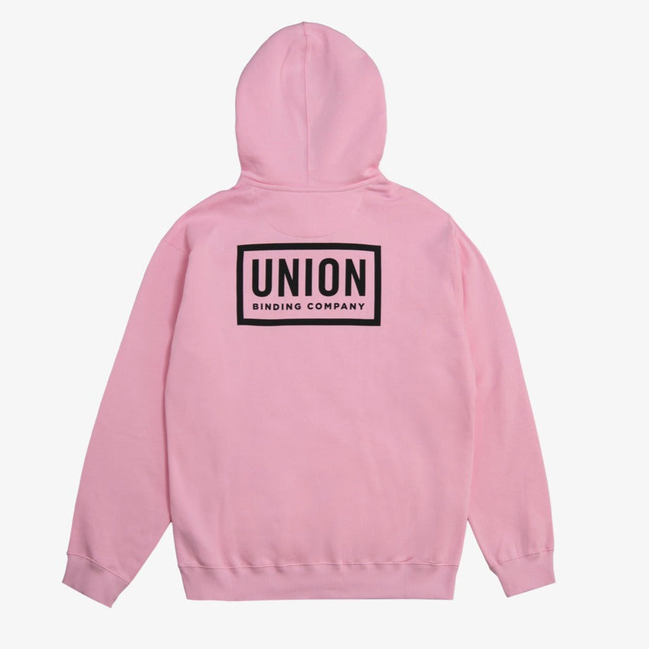 Pink Team Union Bindings Hoodie Back