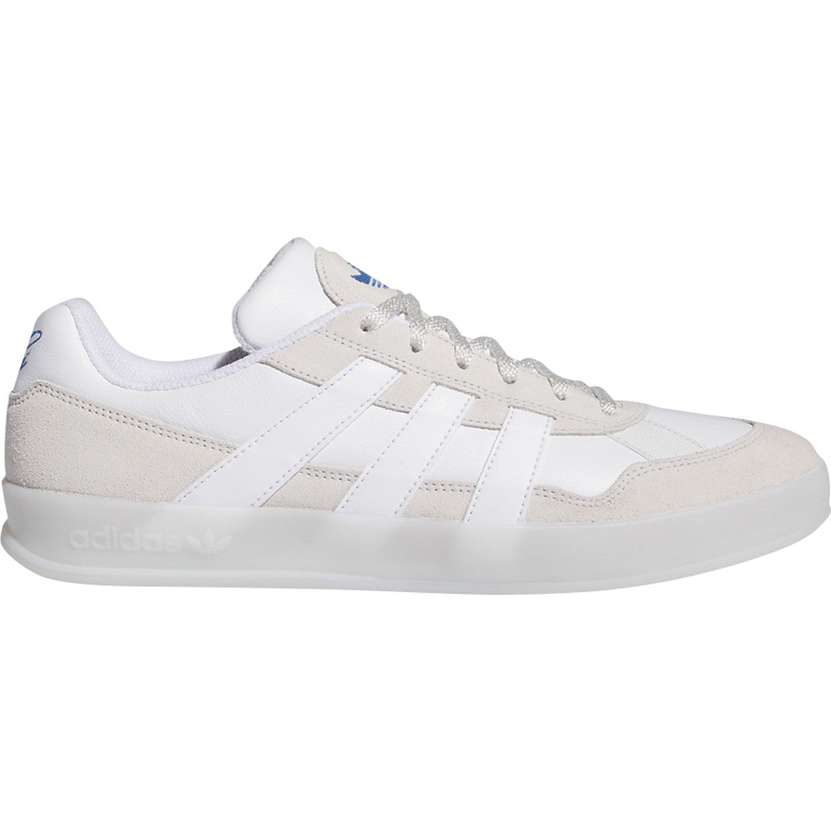 Crystal White Aloha Super Adidas Skate Shoe