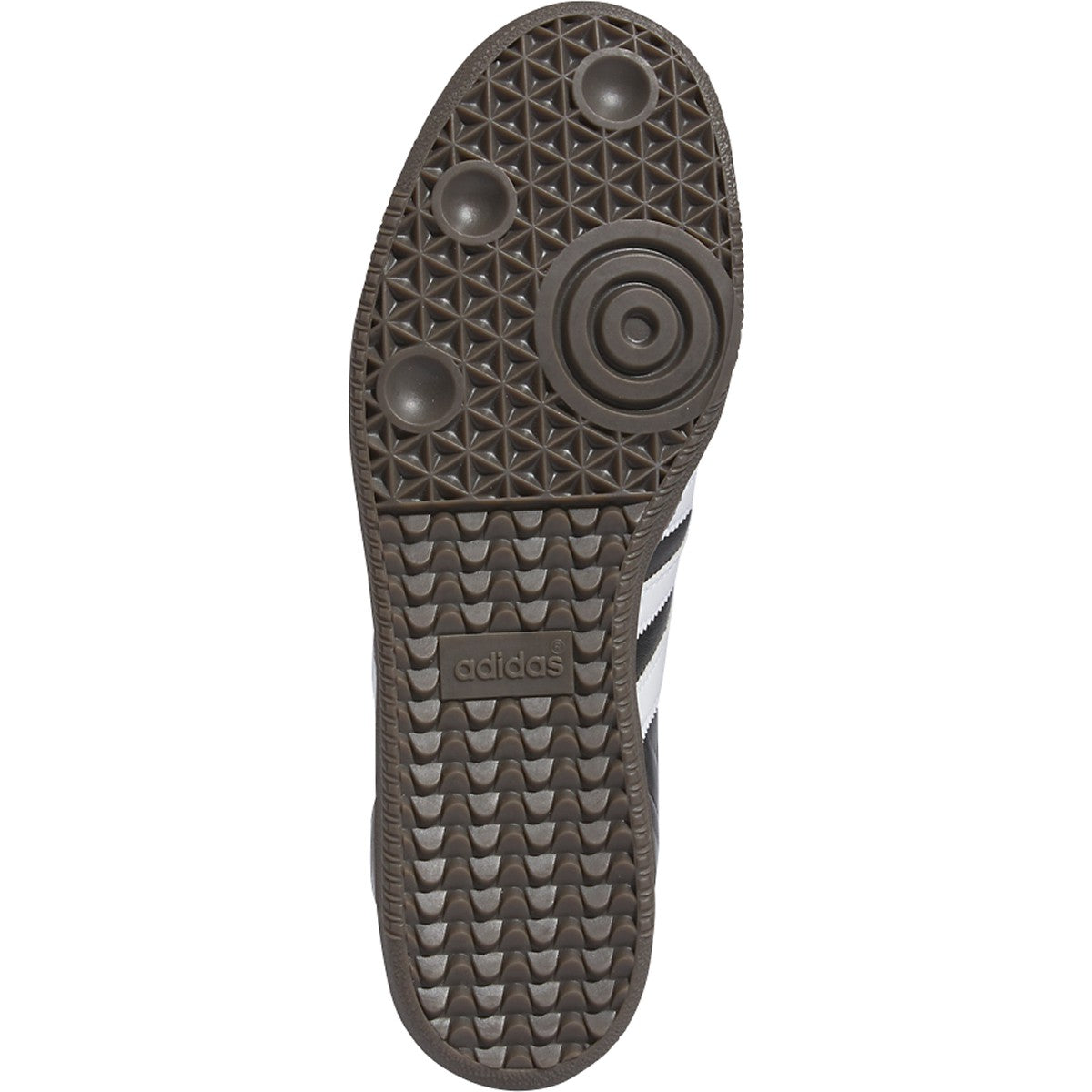 Black/White Samba ADV Adidas Skateboard Shoe Bottom