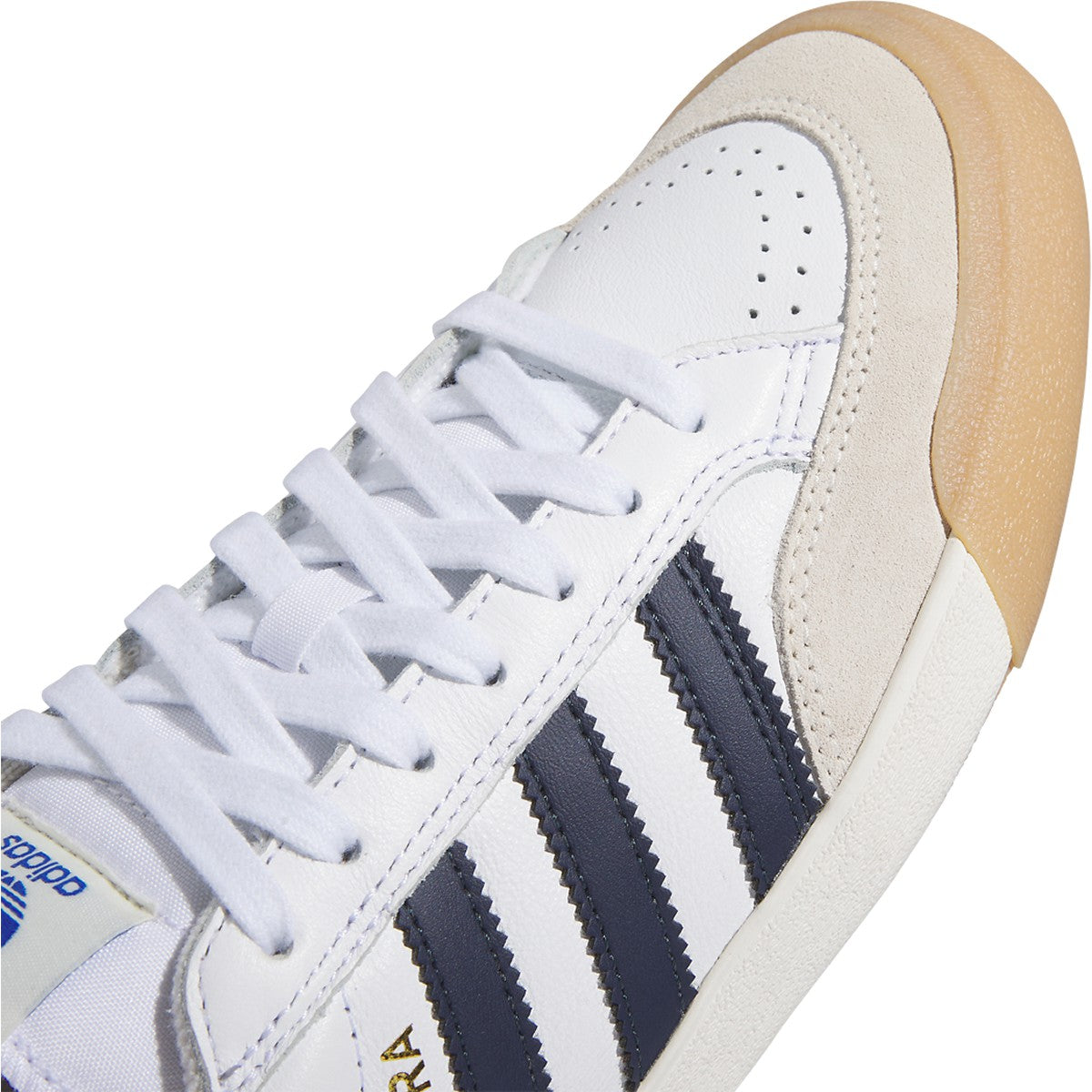 White/Navy Nora Adidas Skate Shoe Detail