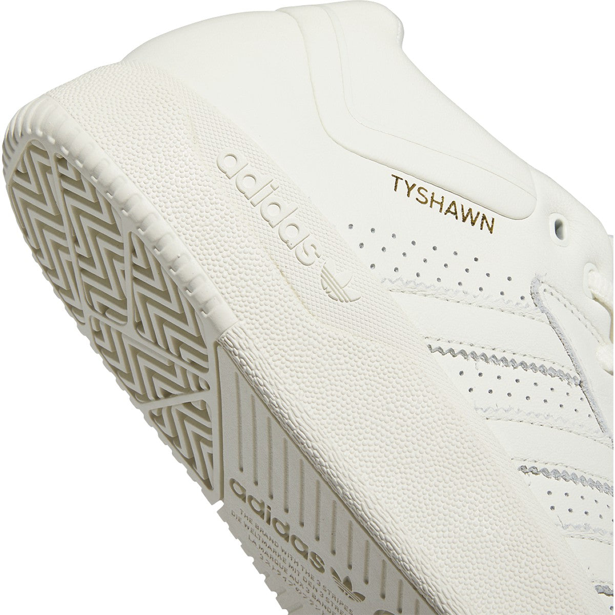 Ivory Tyshawn Adidas Skateboard Shoe Detail