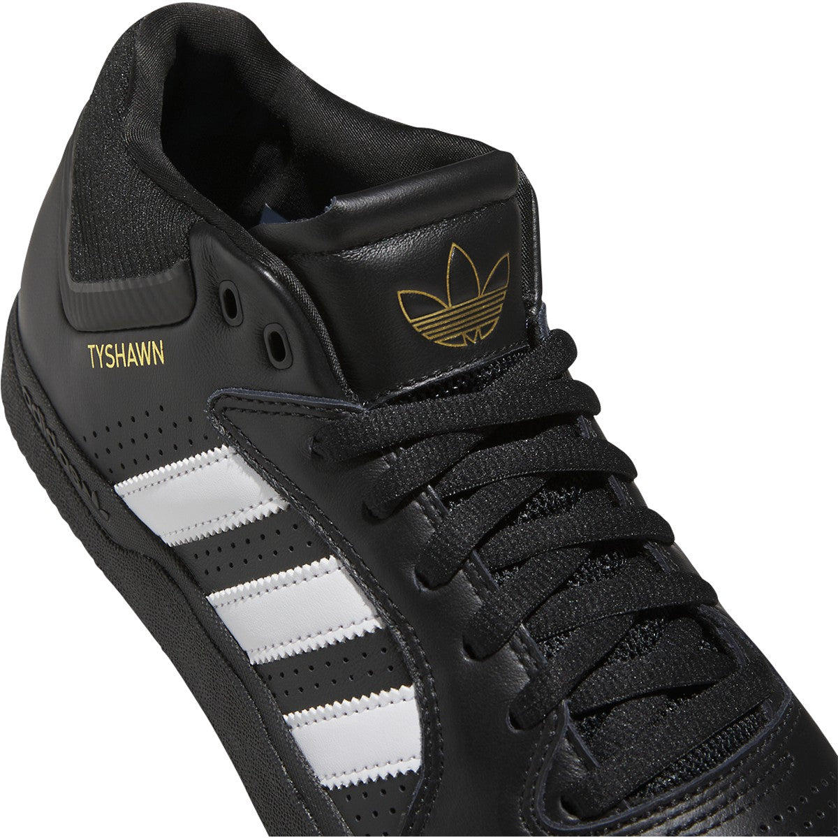 Core Black Tyshawn Adidas Skate Shoe Detail