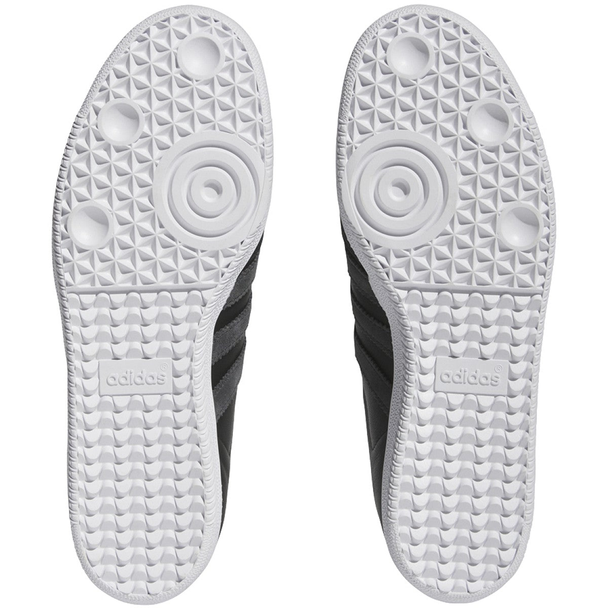 Black/Carbon Samba ADV Adidas Skate Shoe Bottom