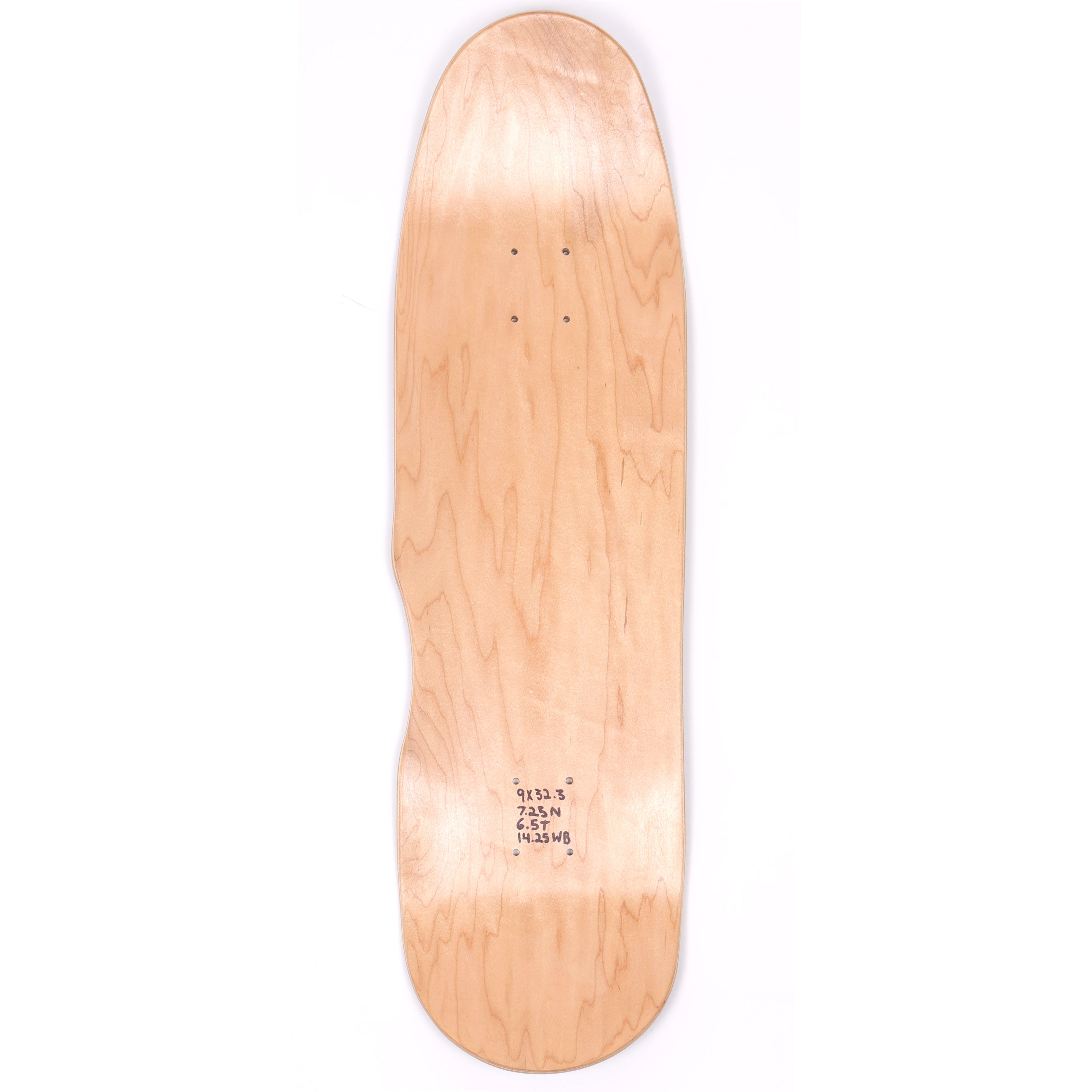 Gleek Custom Goofy Foot Skateboard Deck