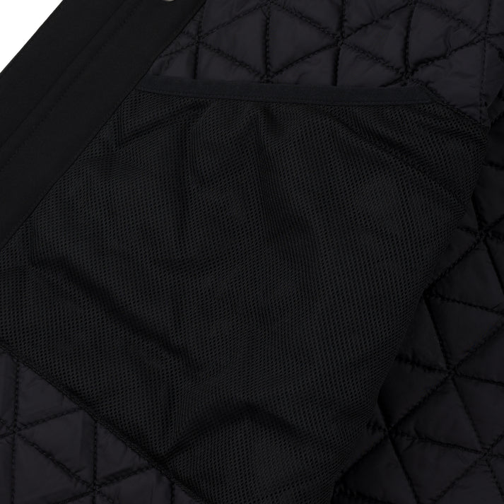 Black Insulated Souvenir Sports Jacket Detail