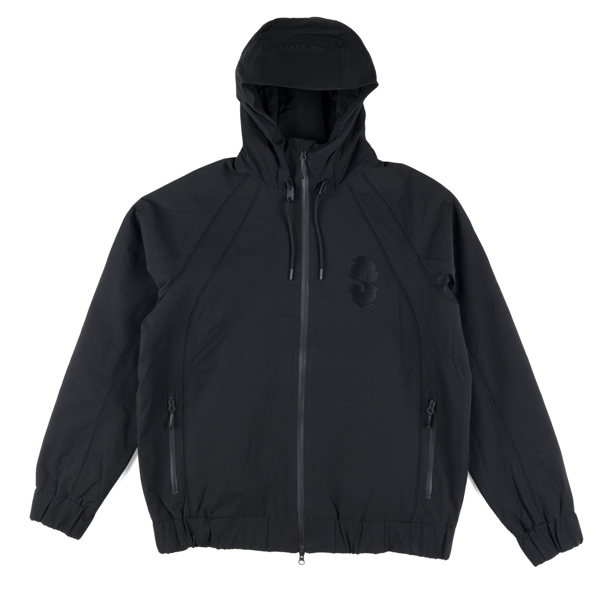Black Souvenir Insulated Track Jacket