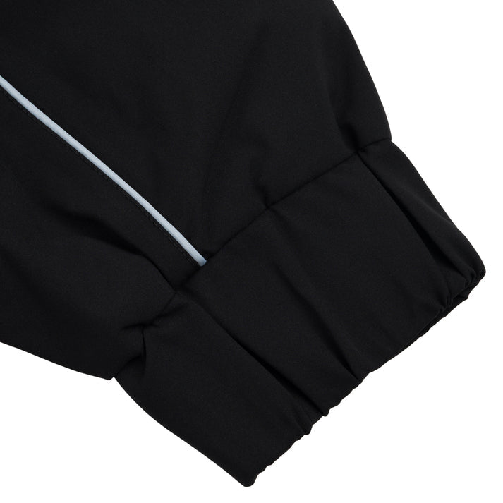 Black Insulated Souvenir Track Jacket Detail