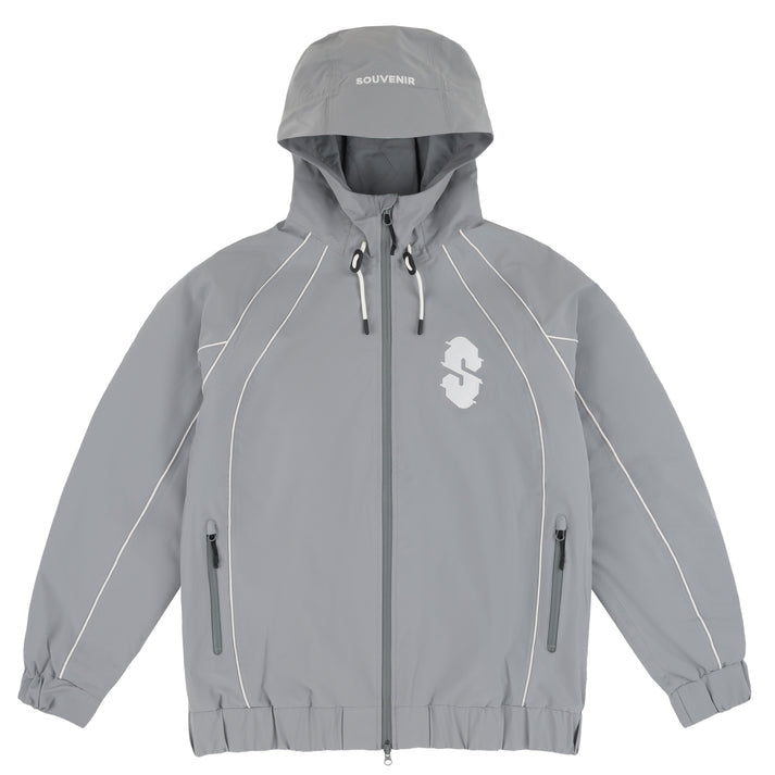 Cool Grey Insulated Souvenir Track Jacket