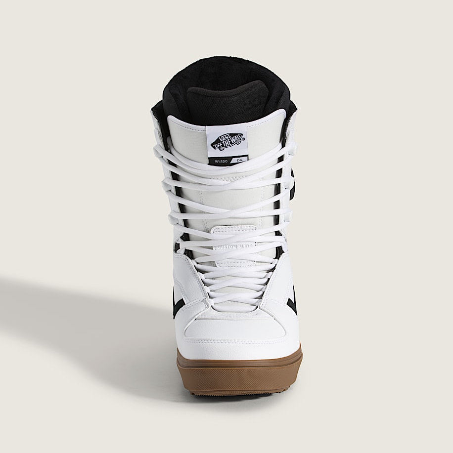 White/Gum Invado OG Vans Snowboard Boots Front