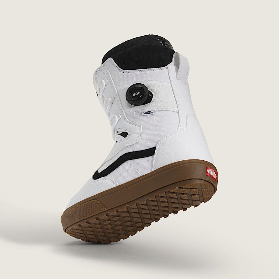 White/Gum Invado OG Vans Snowboard Boots Back