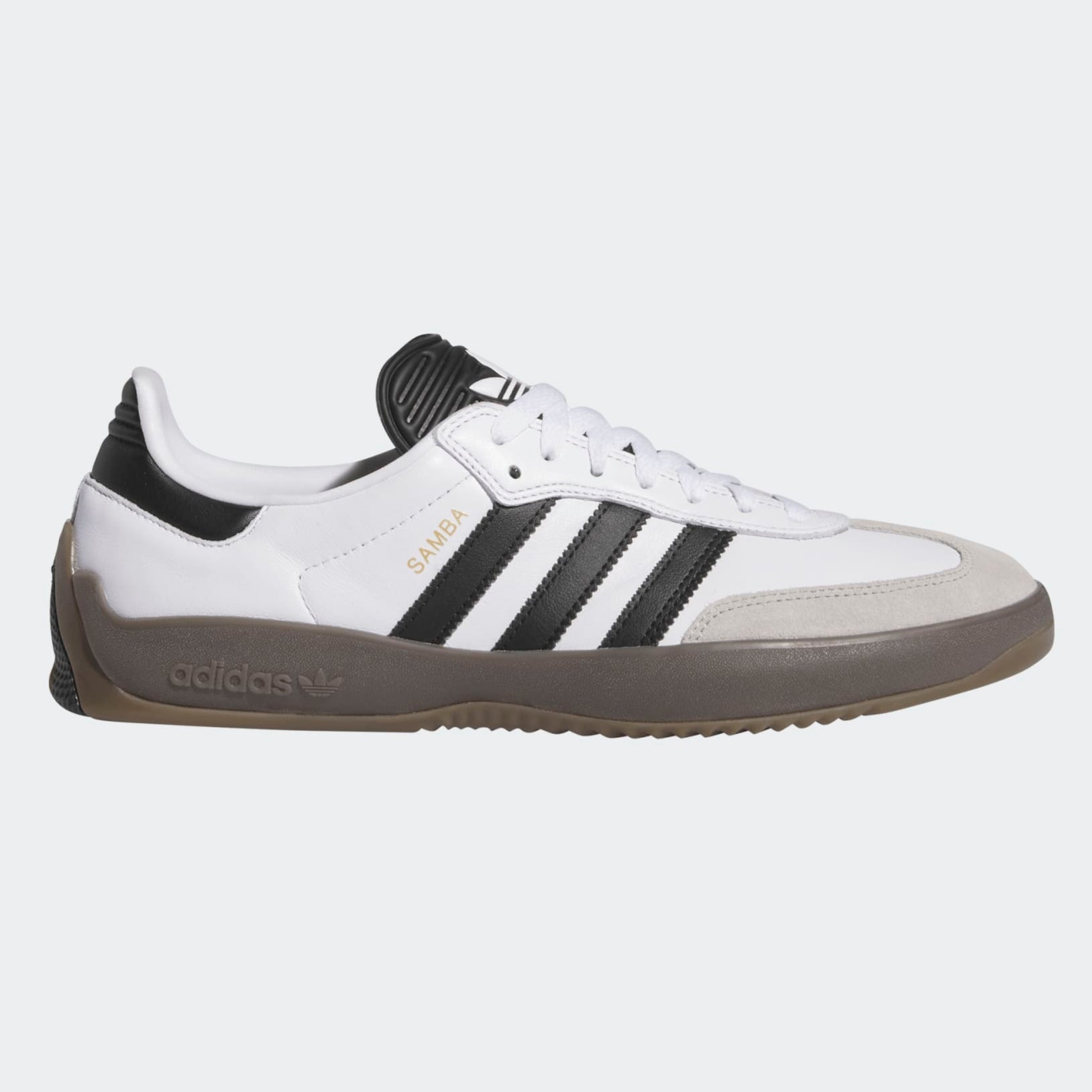 Black/White/Gum Puig Samba Adidas Skate Shoe