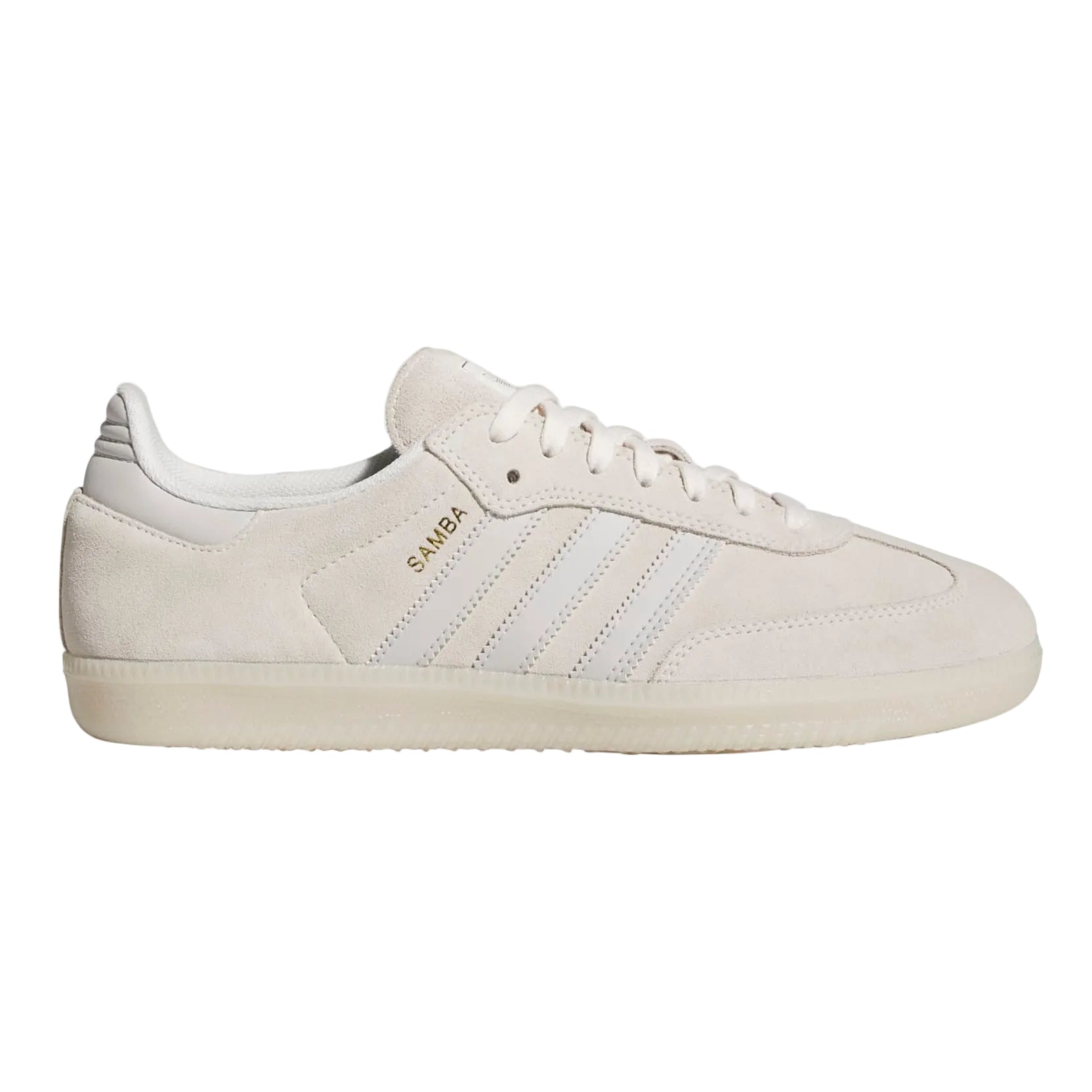 Chalk White Samba ADV Adidas Skate Shoe