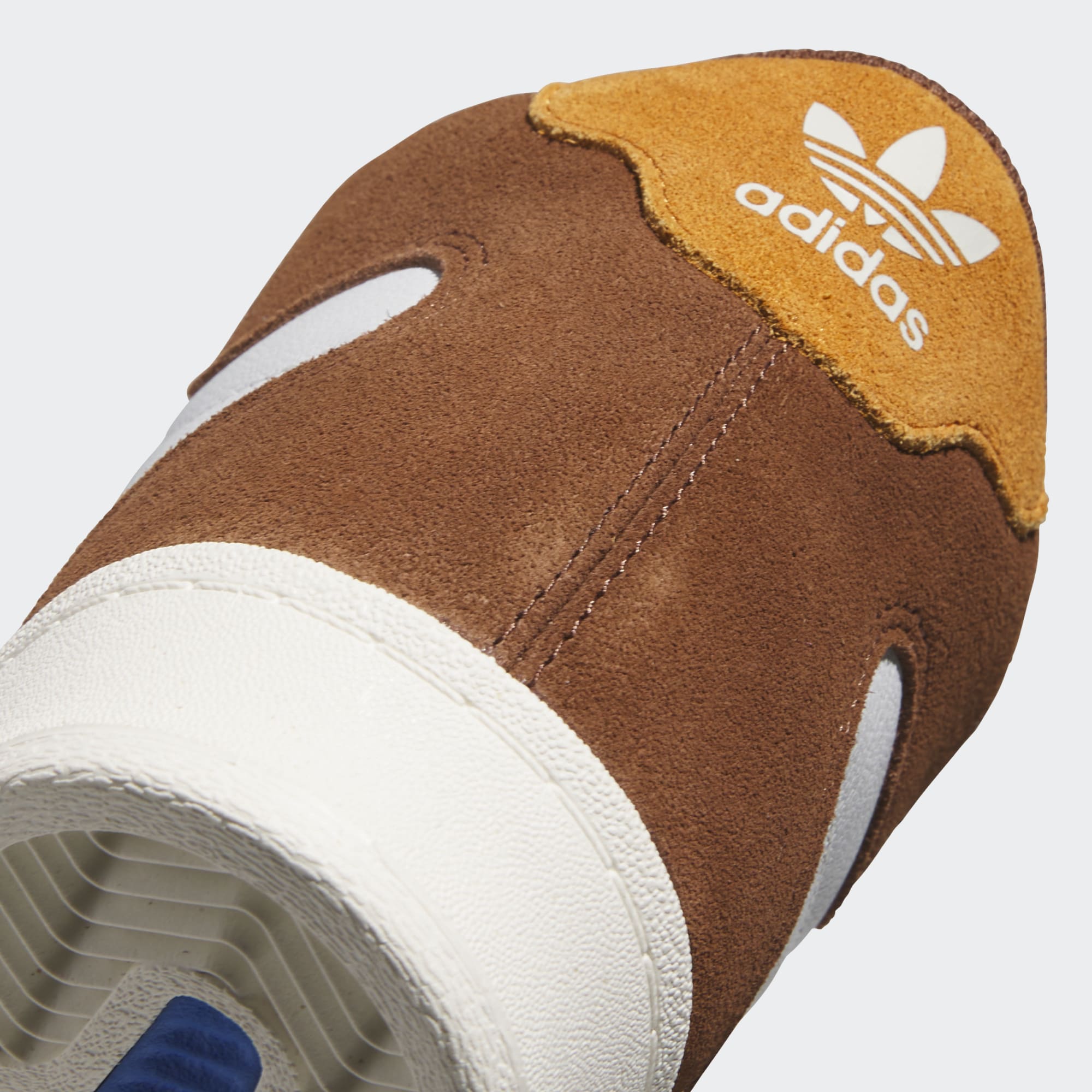 Brown Superskate Adidas Skate Shoe Detail