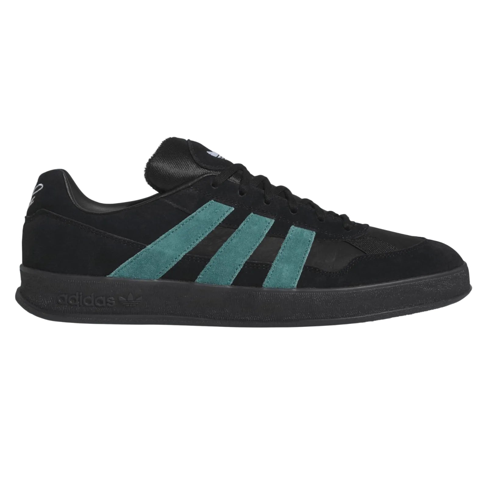 Black/Teal Aloha Super Adidas Skate Shoe