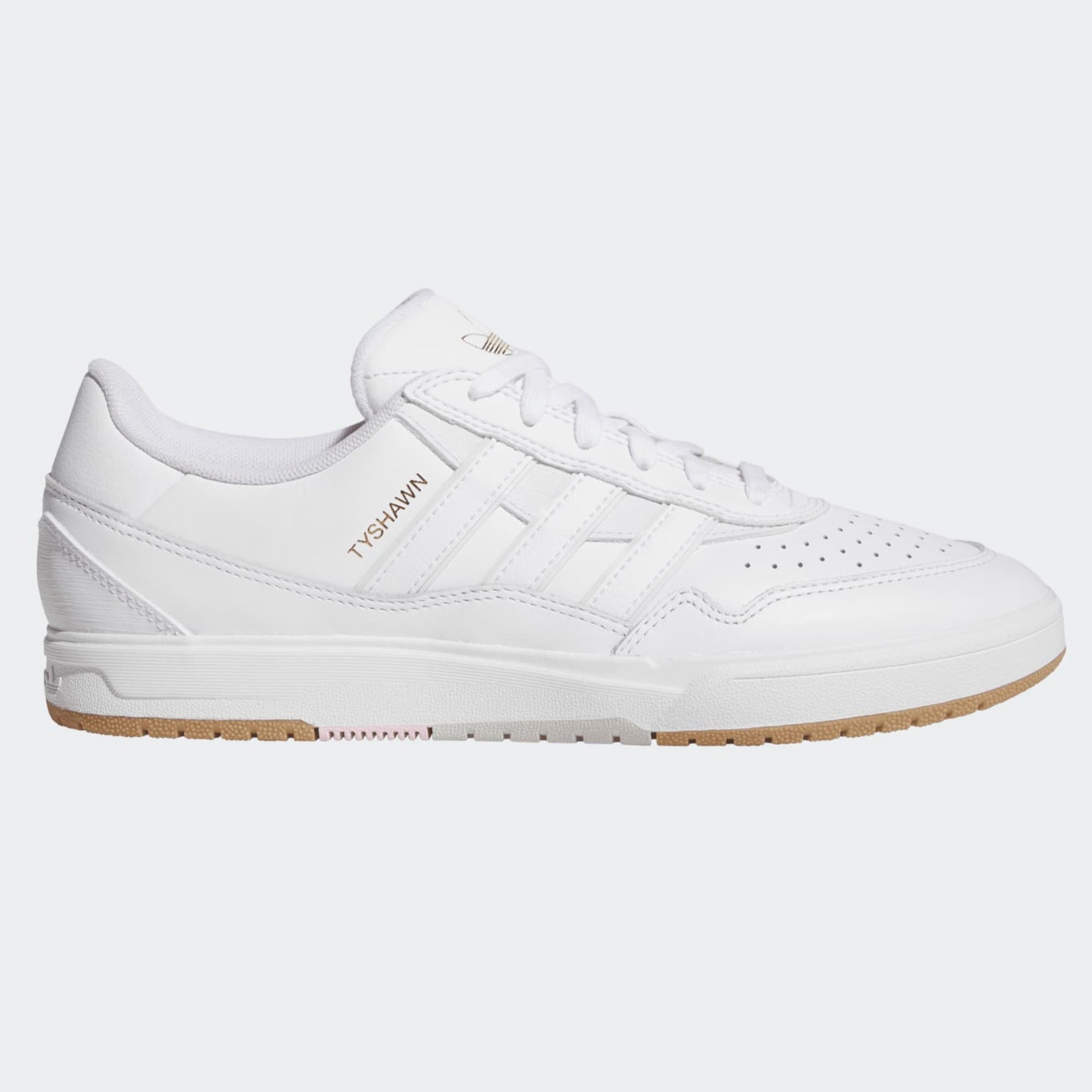 White/Gum Tyshawn II Adidas Skate Shoe