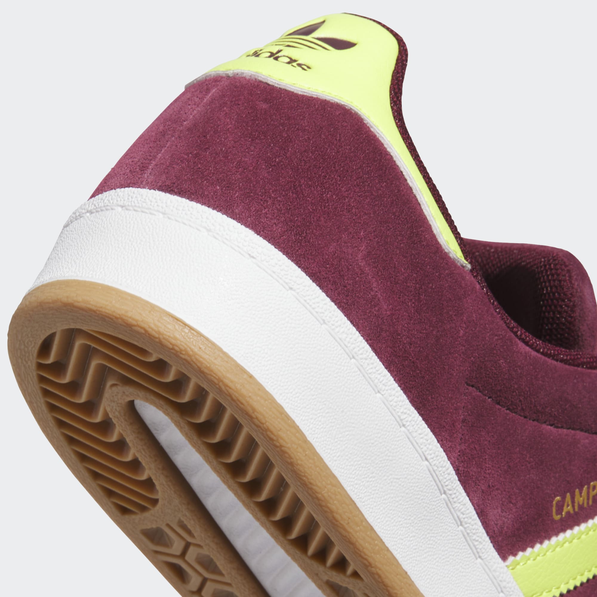 Maroon Campus ADV Adidas Skate Shoe Detail