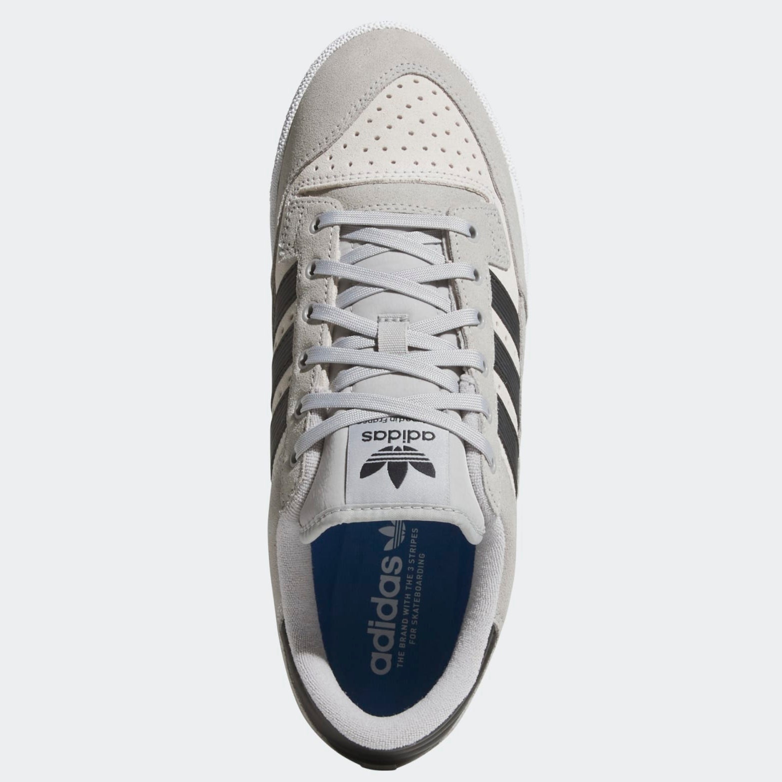 Grey Two Centennial 85 Low ADV Adidas Skate Shoe Top