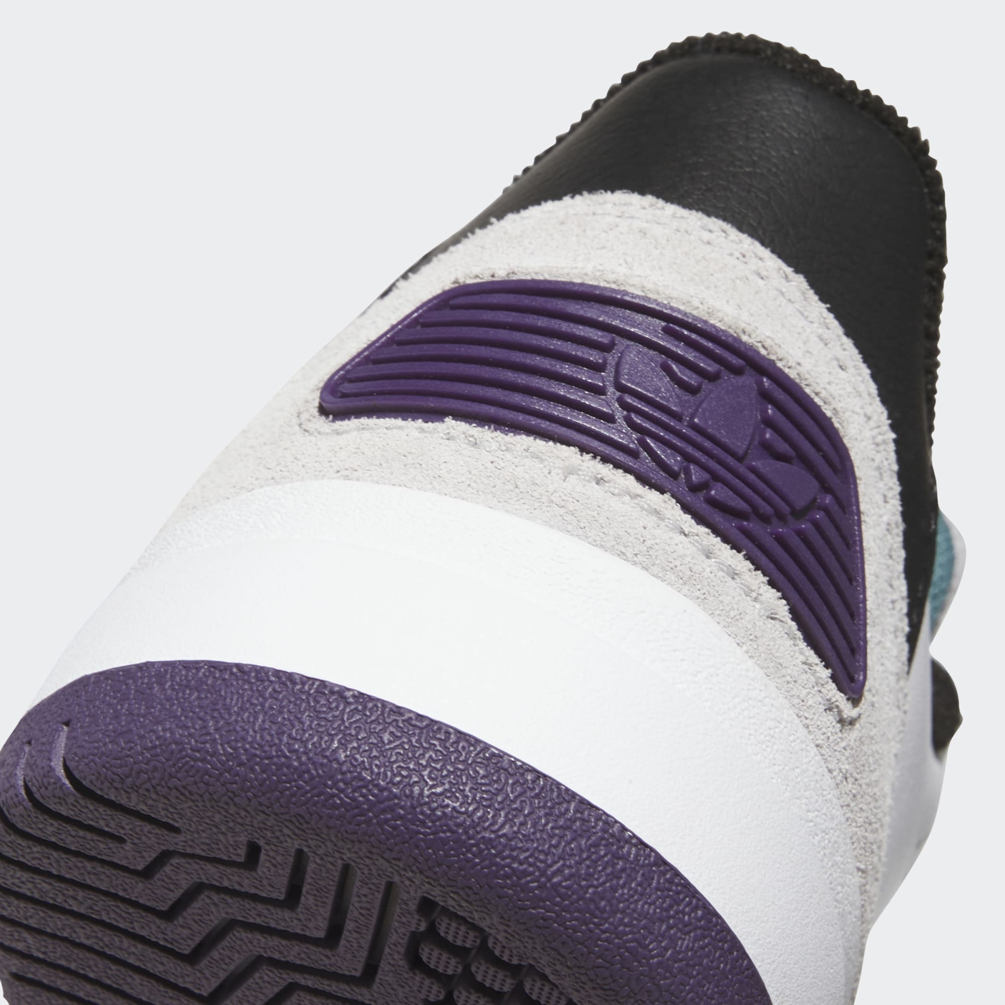 White/Black Tekkira Cup Adidas Skate Shoe Detail