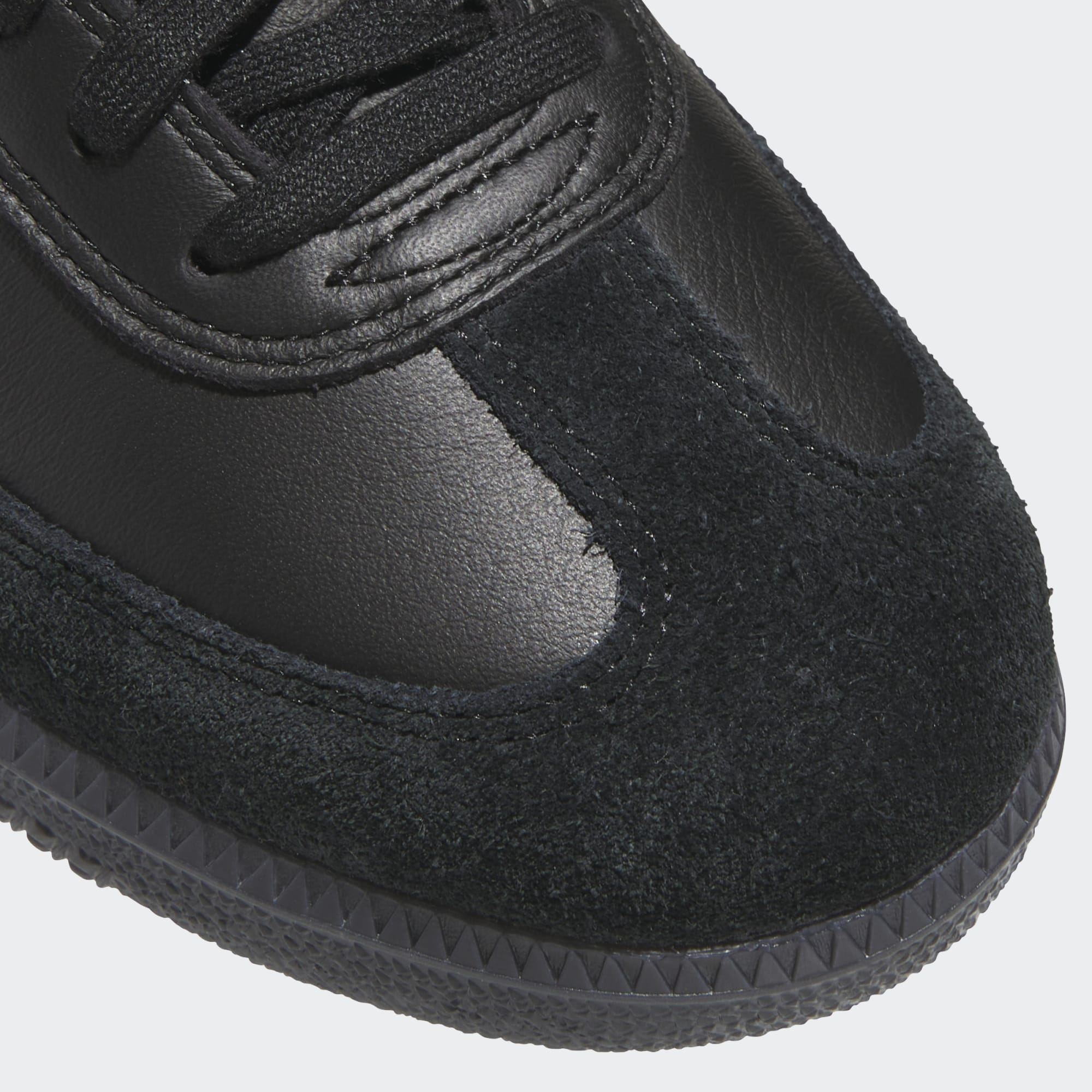 Black/Blue Samba ADV Adidas Skate Shoe Detail