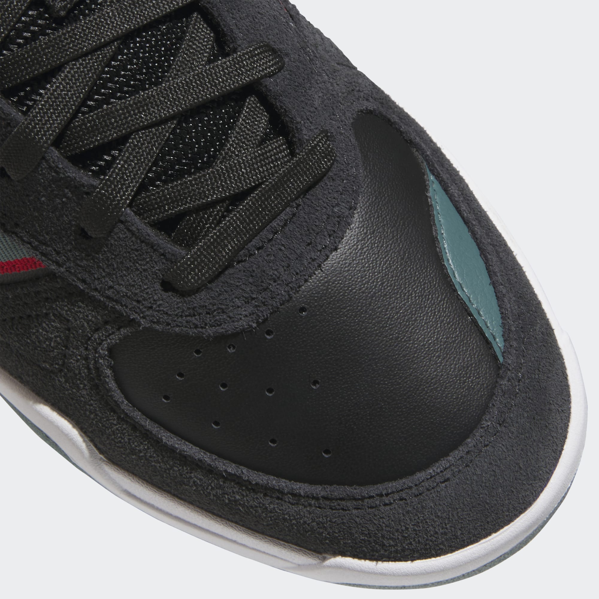 Black/Teal Tekkira Cup Adidas Skate Shoe Detail