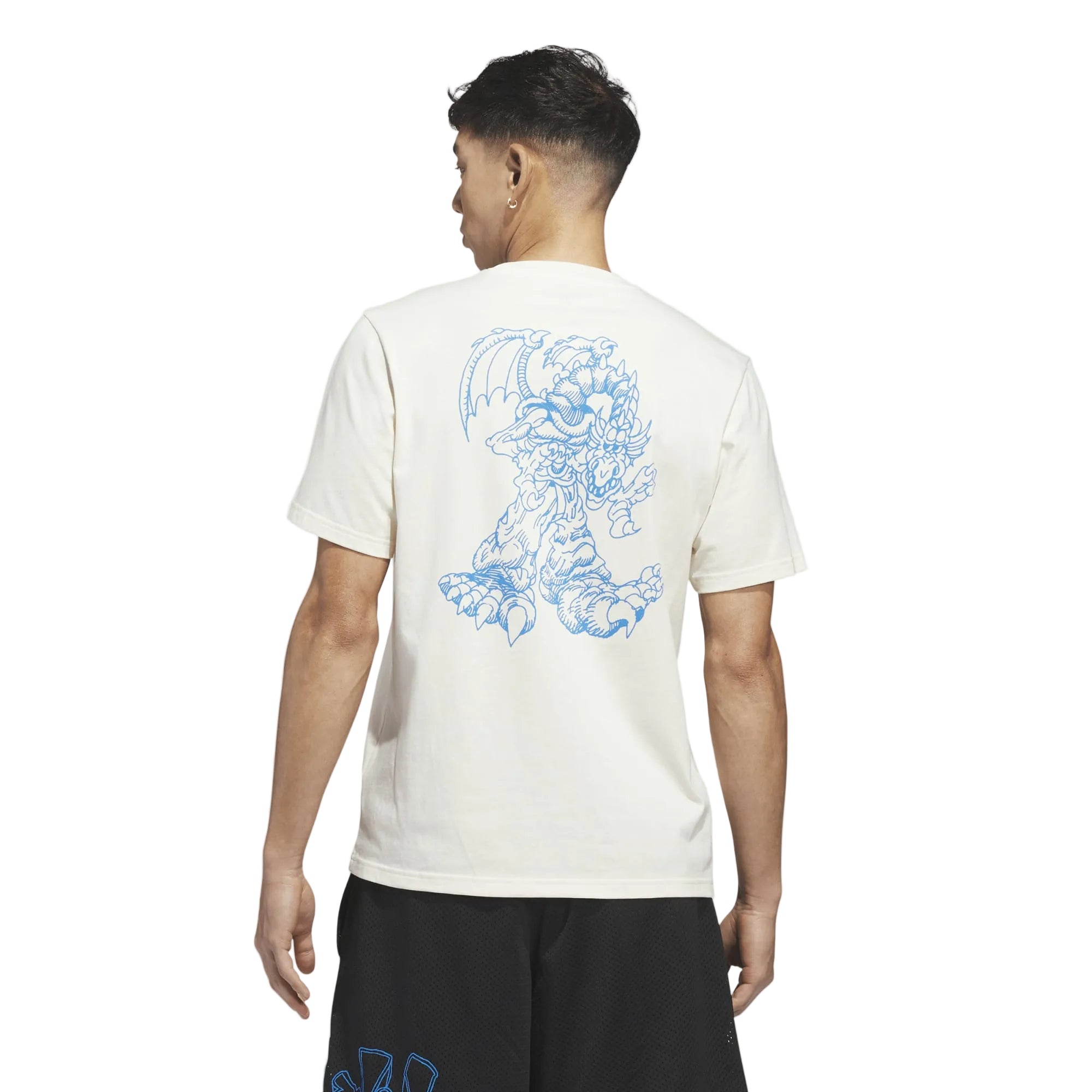 Adidas x Kogancult Dragon Tee - Cream White/Lucid Ray Blue