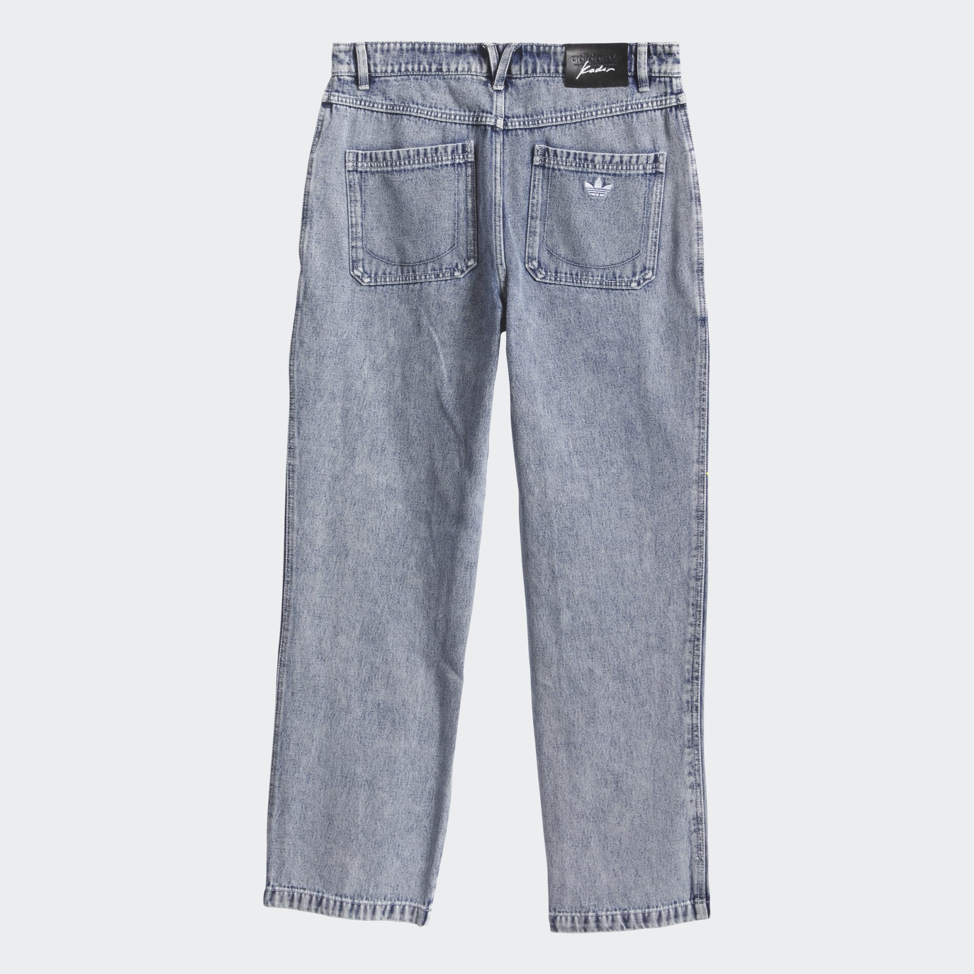 Adidas Kader Acid Washed Pants - Light Solid Grey