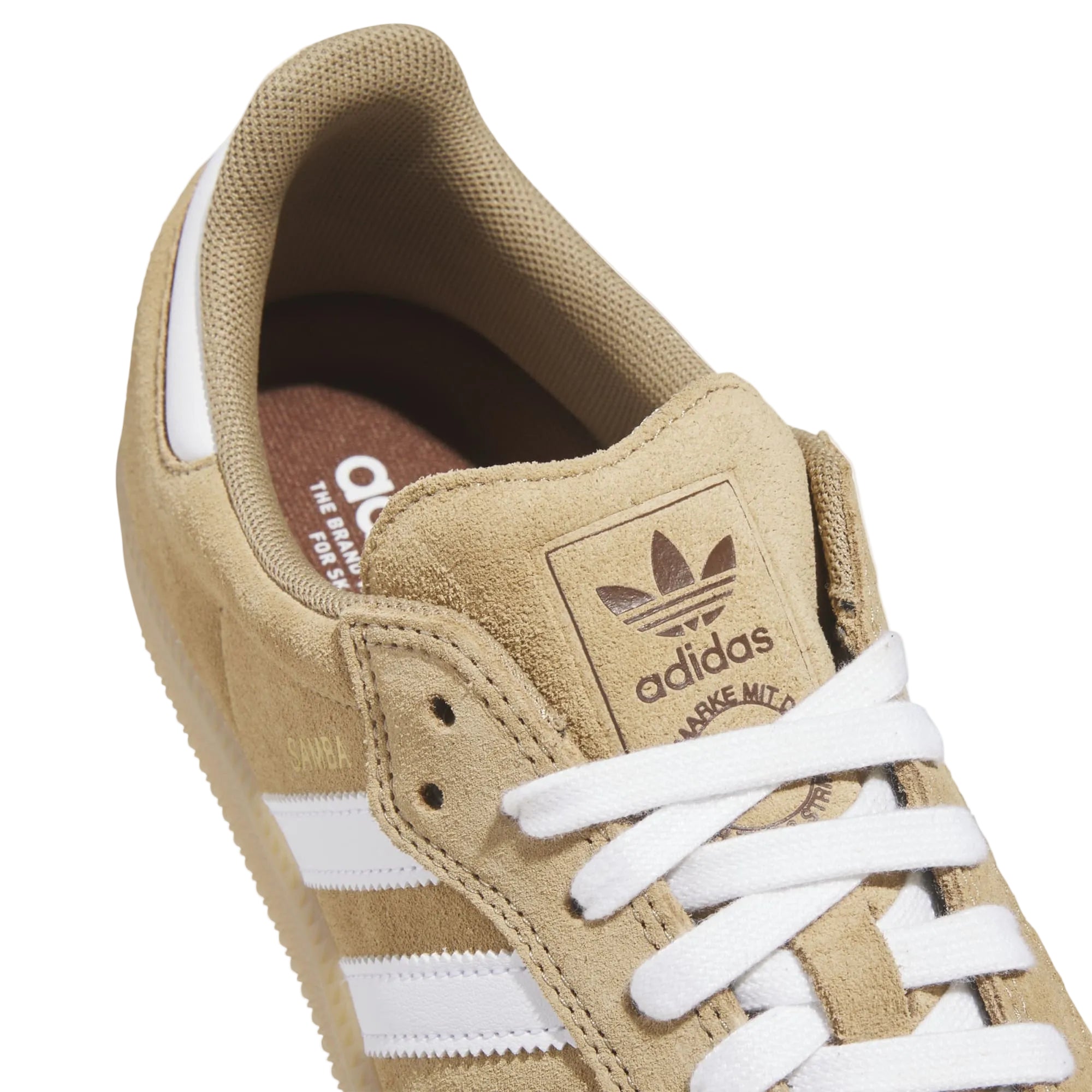 Cardboard Samba ADV Adidas Skate Shoe Detail