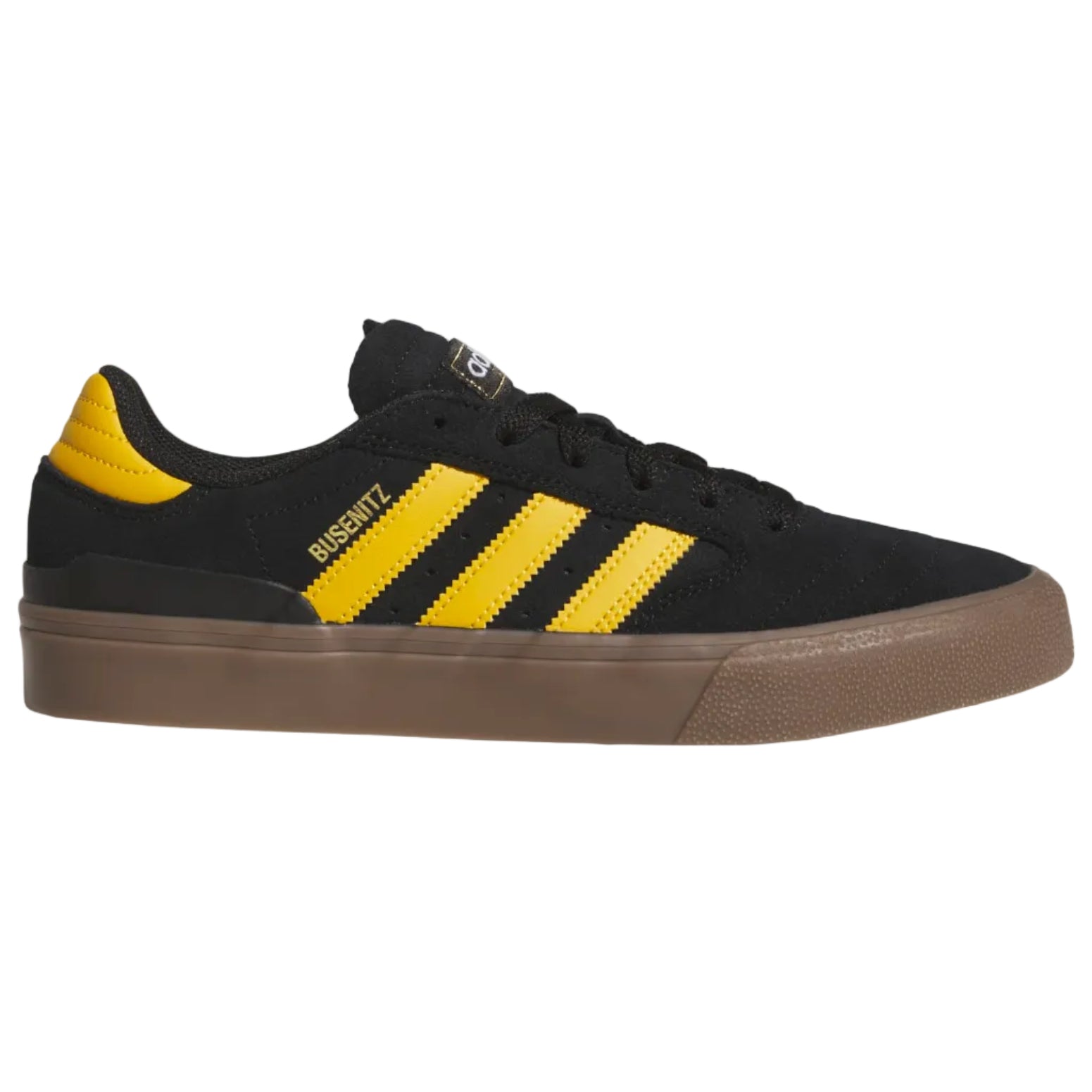 Black/Yellow Busenitz Vulc II Adidas Skate Shoe