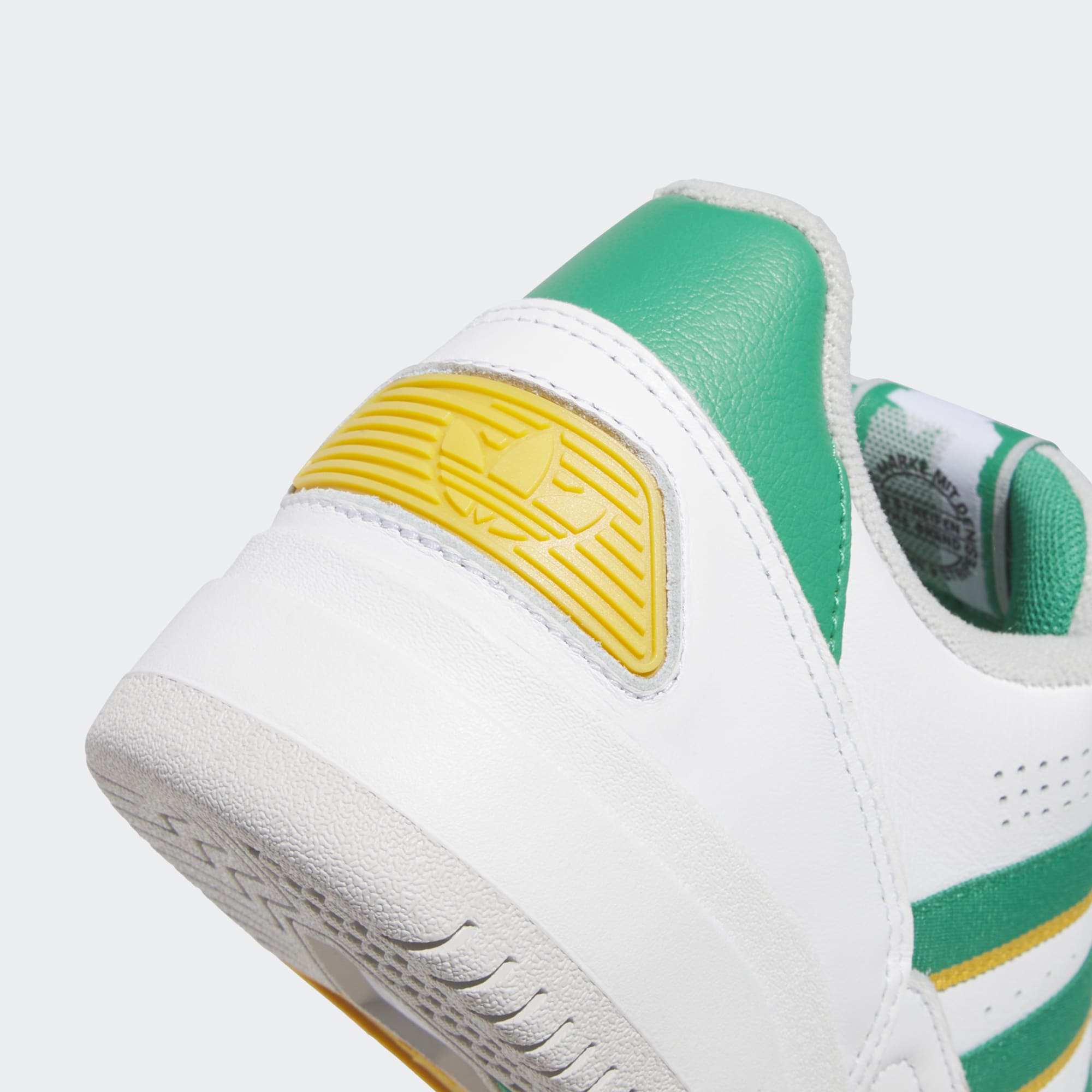 White/Green Tekkira Cup Adidas Skate Shoe Detail