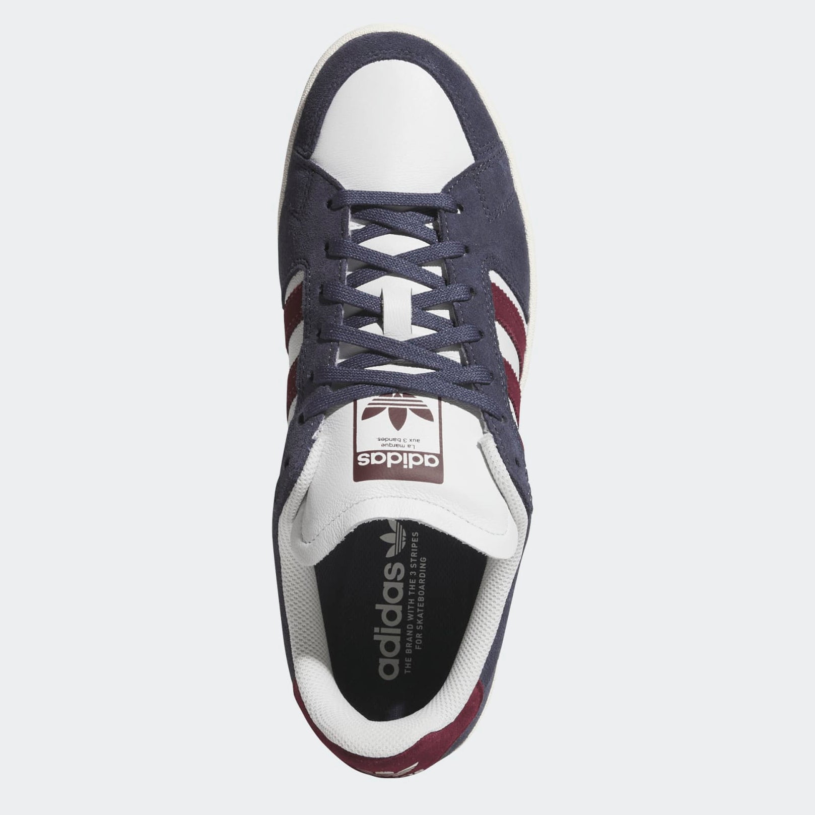 Adidas Superskate Low Skateboard Shoe - Shadow Navy/Maroon/Crystal White