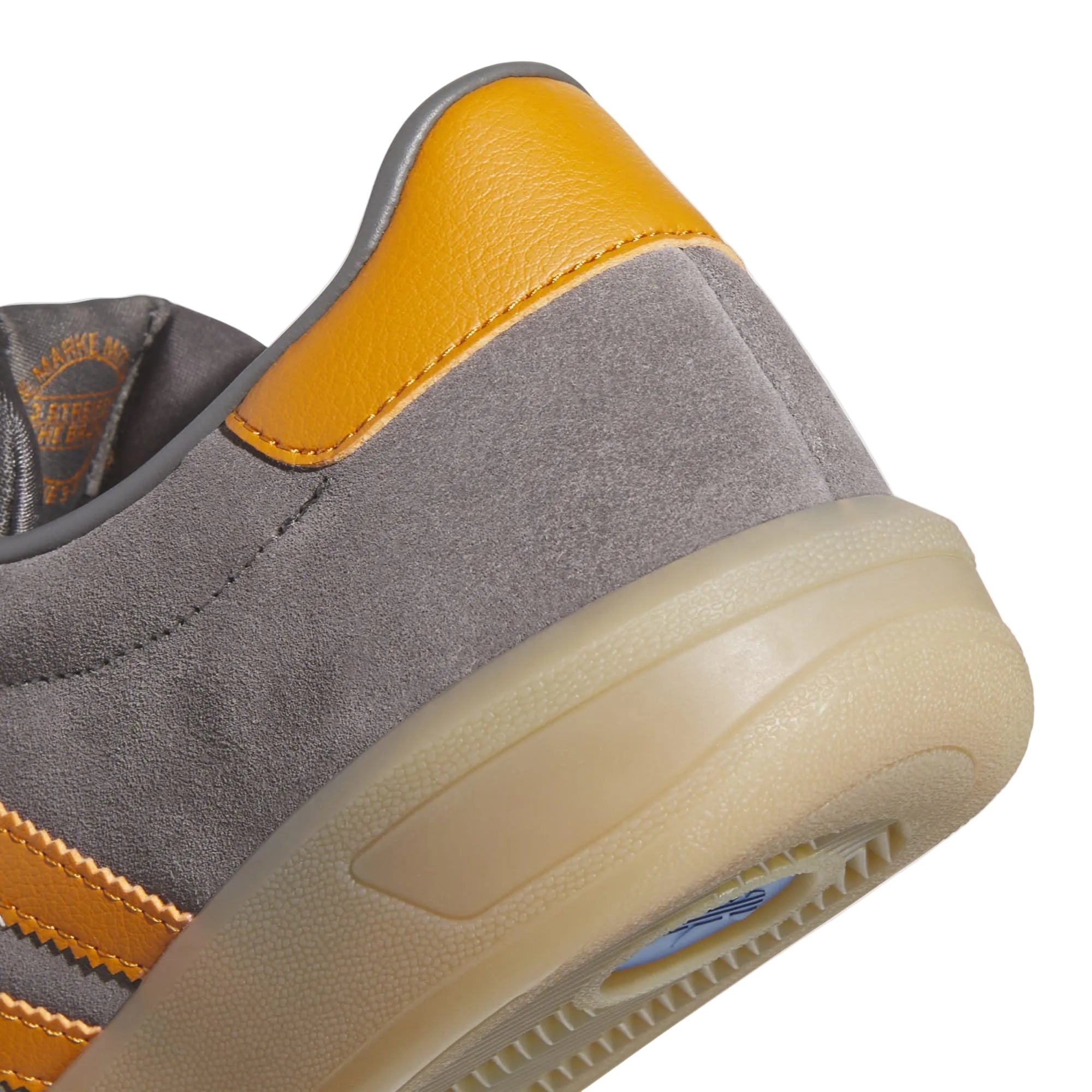 Charcoal Glenburn Adidas Skate Shoe Detail