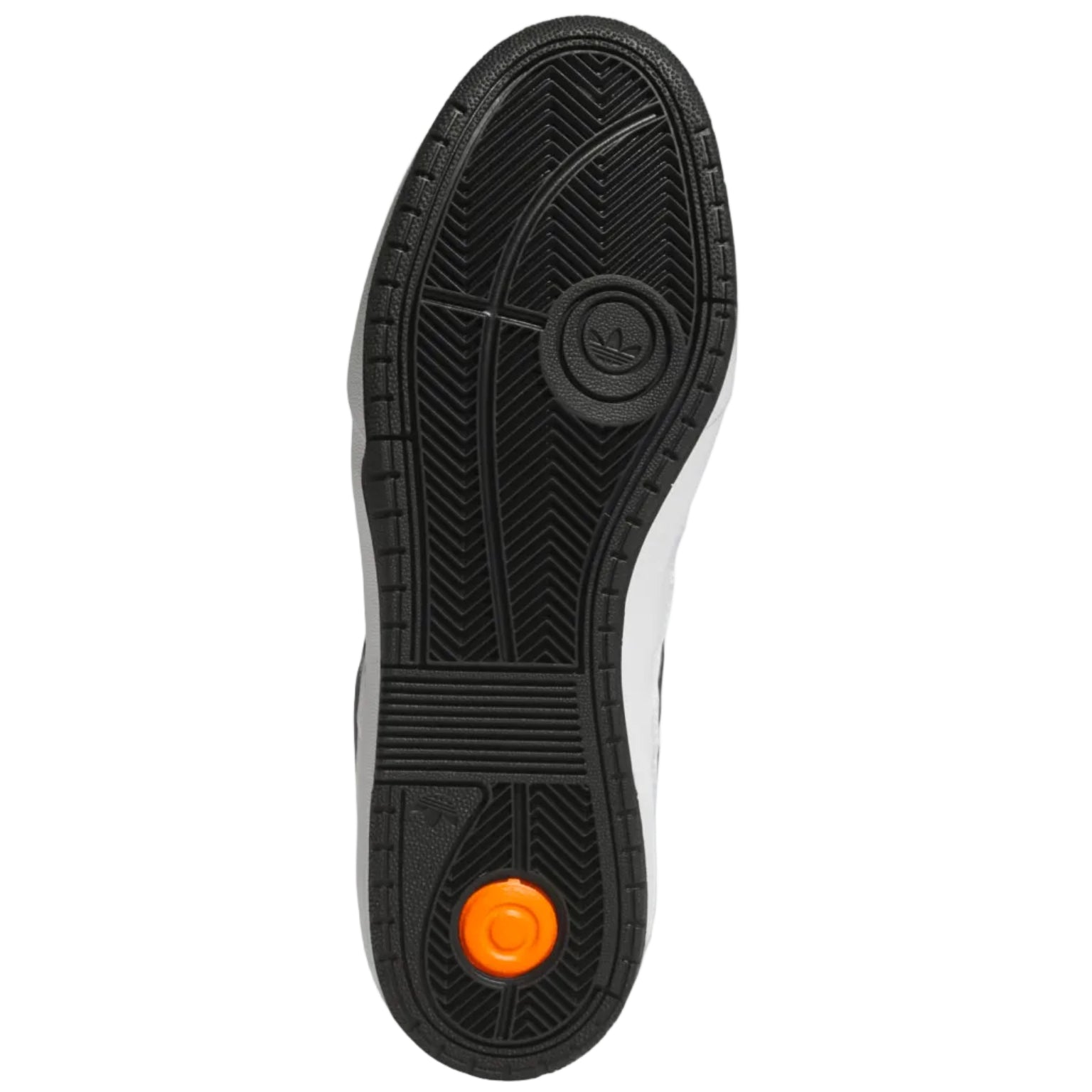 Black/White Tyshawn II Adidas Skate Shoe Bottom