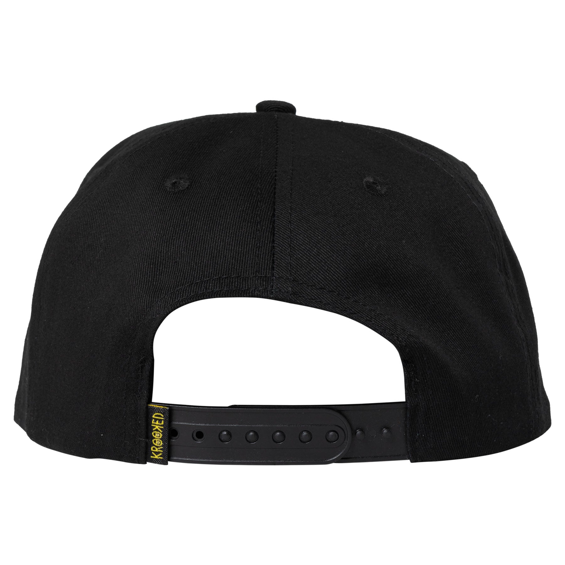 Krooked Eyes Snapback Hat - Black