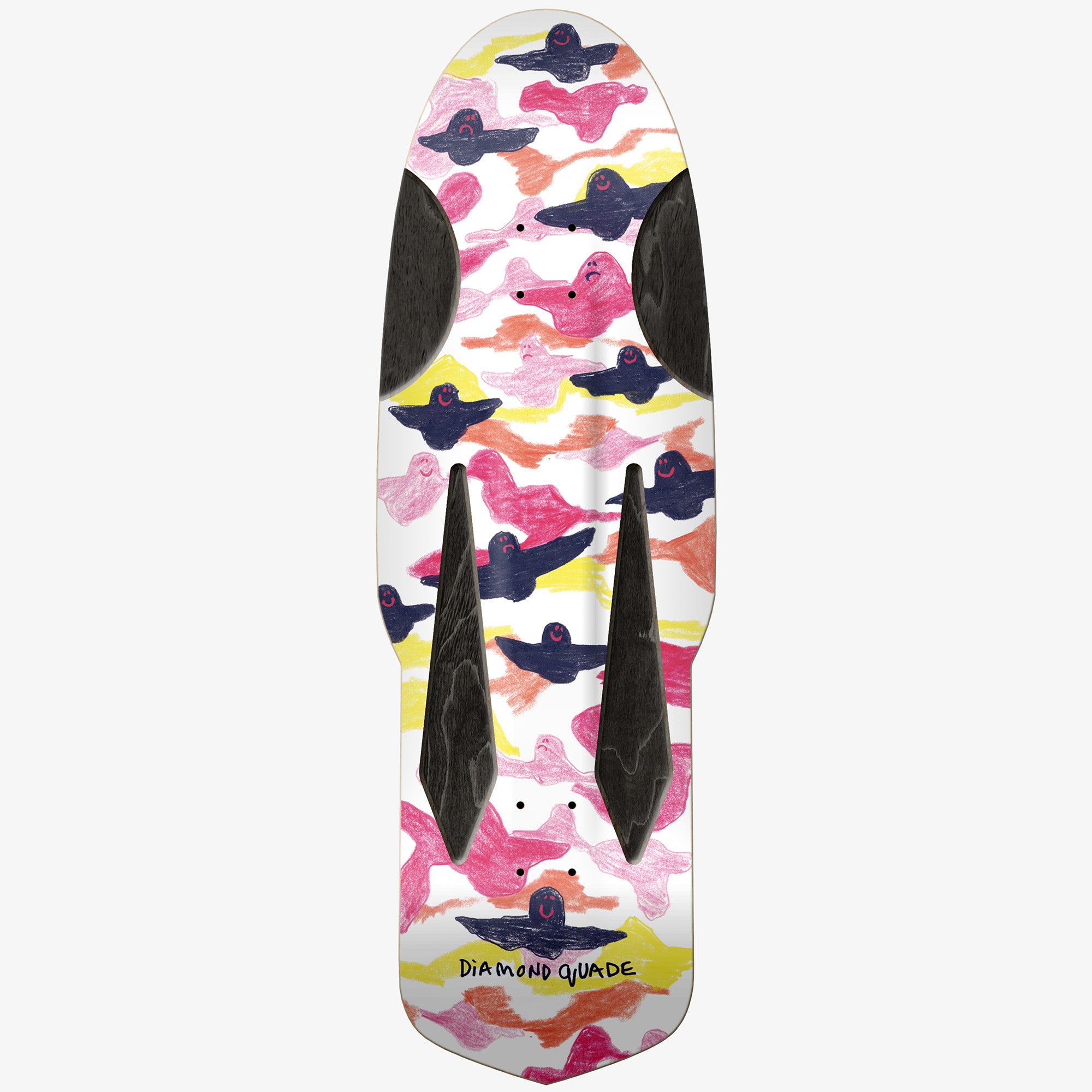 Pink camo shmoo krooked diamond quad beamer deck for skate shop day 2026