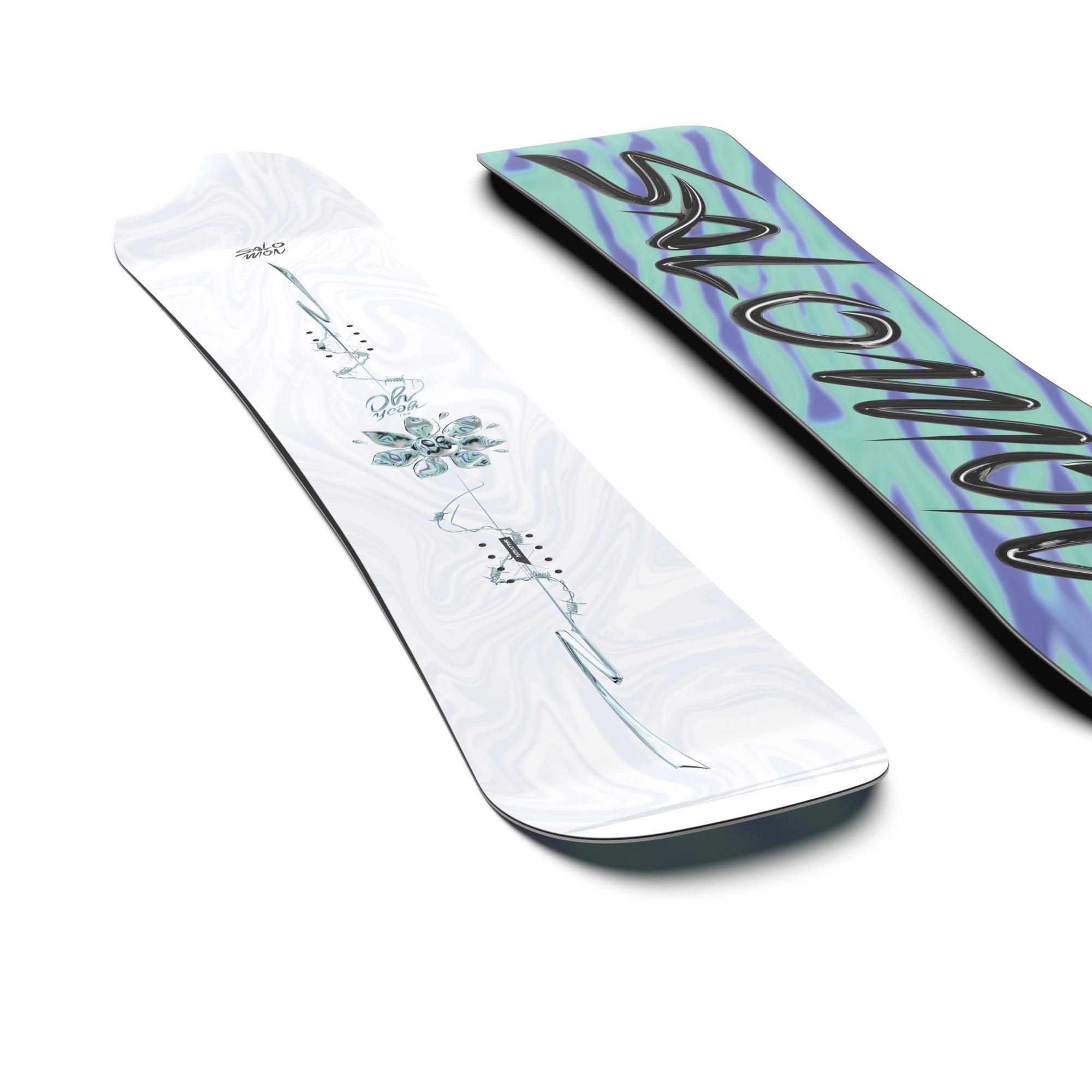 Kids Salomon Oh Yeah Grom Snowboard 2026Angle View