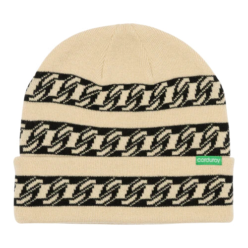 Eggshell Links Corduroy Beanie