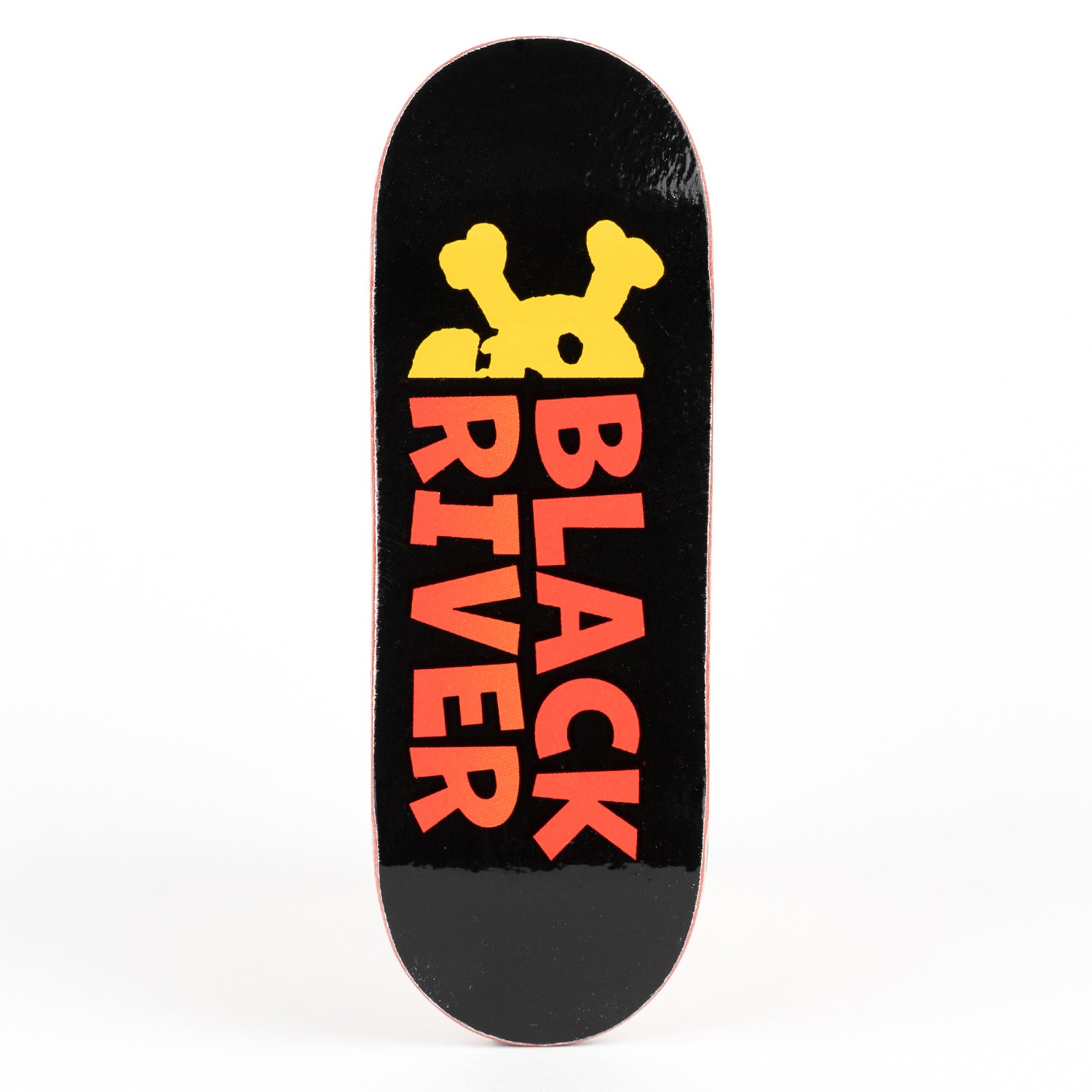 Riverlabel Letters Blackriver Fingerboard Deck