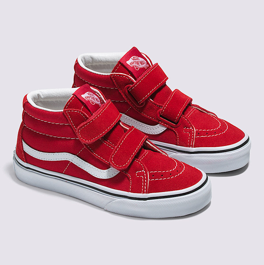 Red SK8-Mid Reissue Kids Vans Shoe
